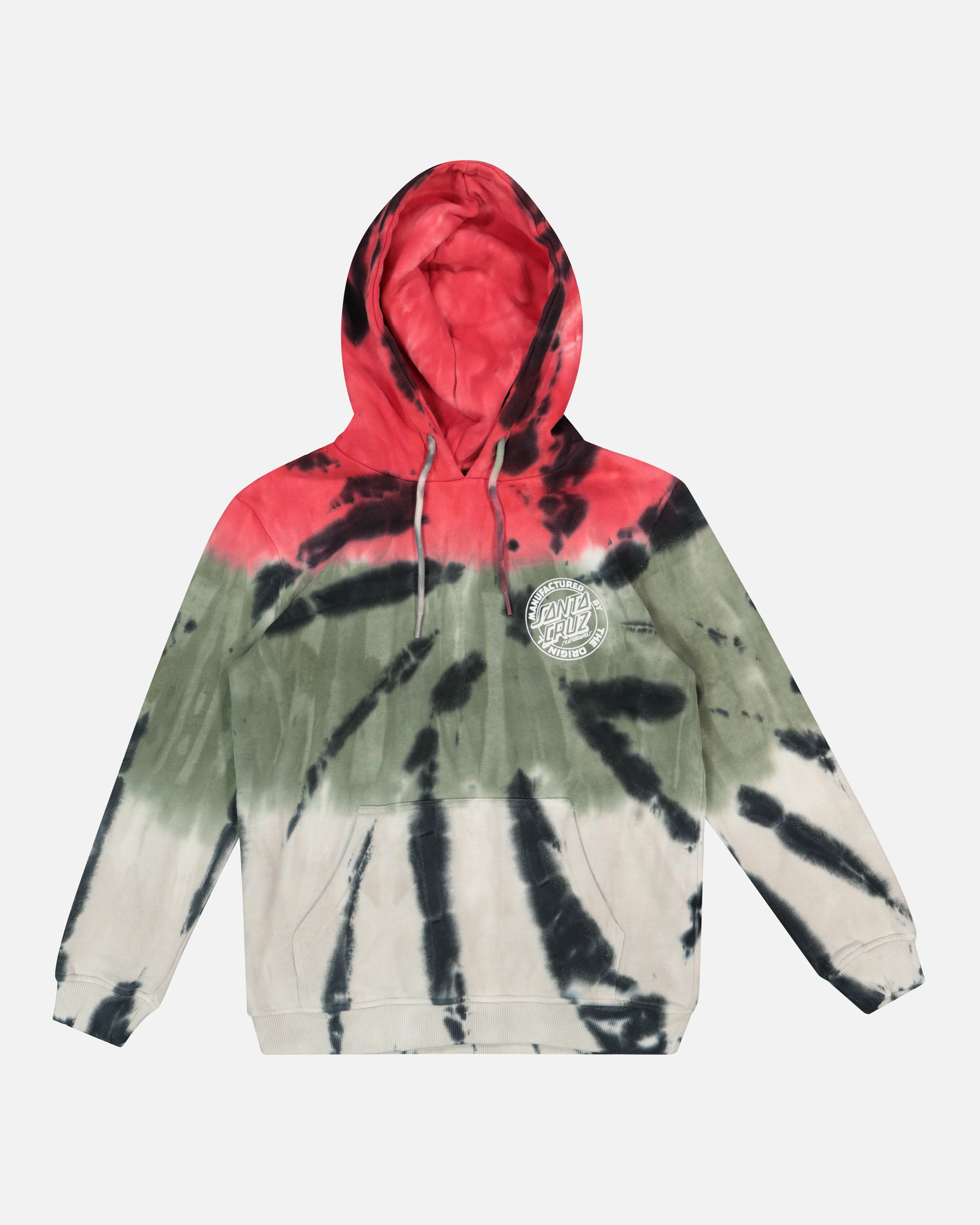 Santa Cruz Kid's MFG Dot Hoodie Light Green Tie - Image 3