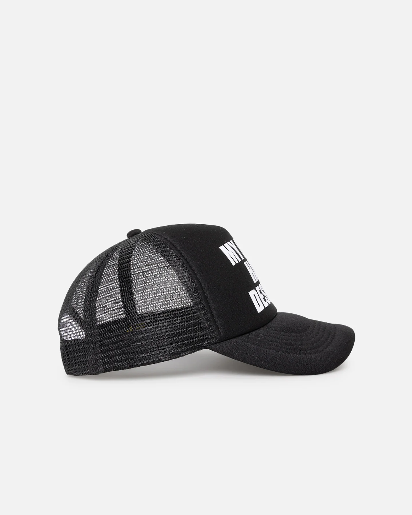 Secret Club My Other Hat Trucker Snapback Black - Image 3