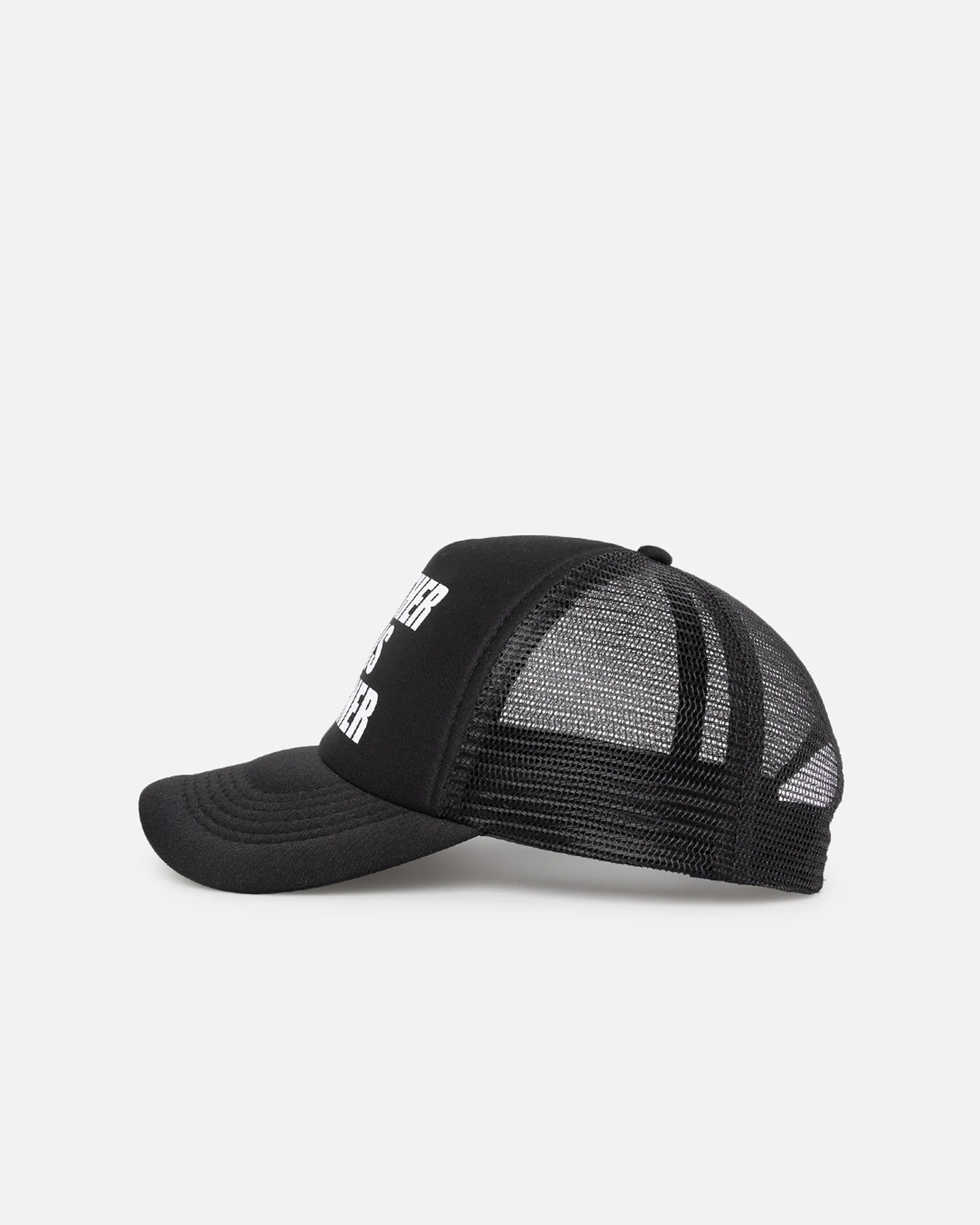 Secret Club My Other Hat Trucker Snapback Black - Image 4