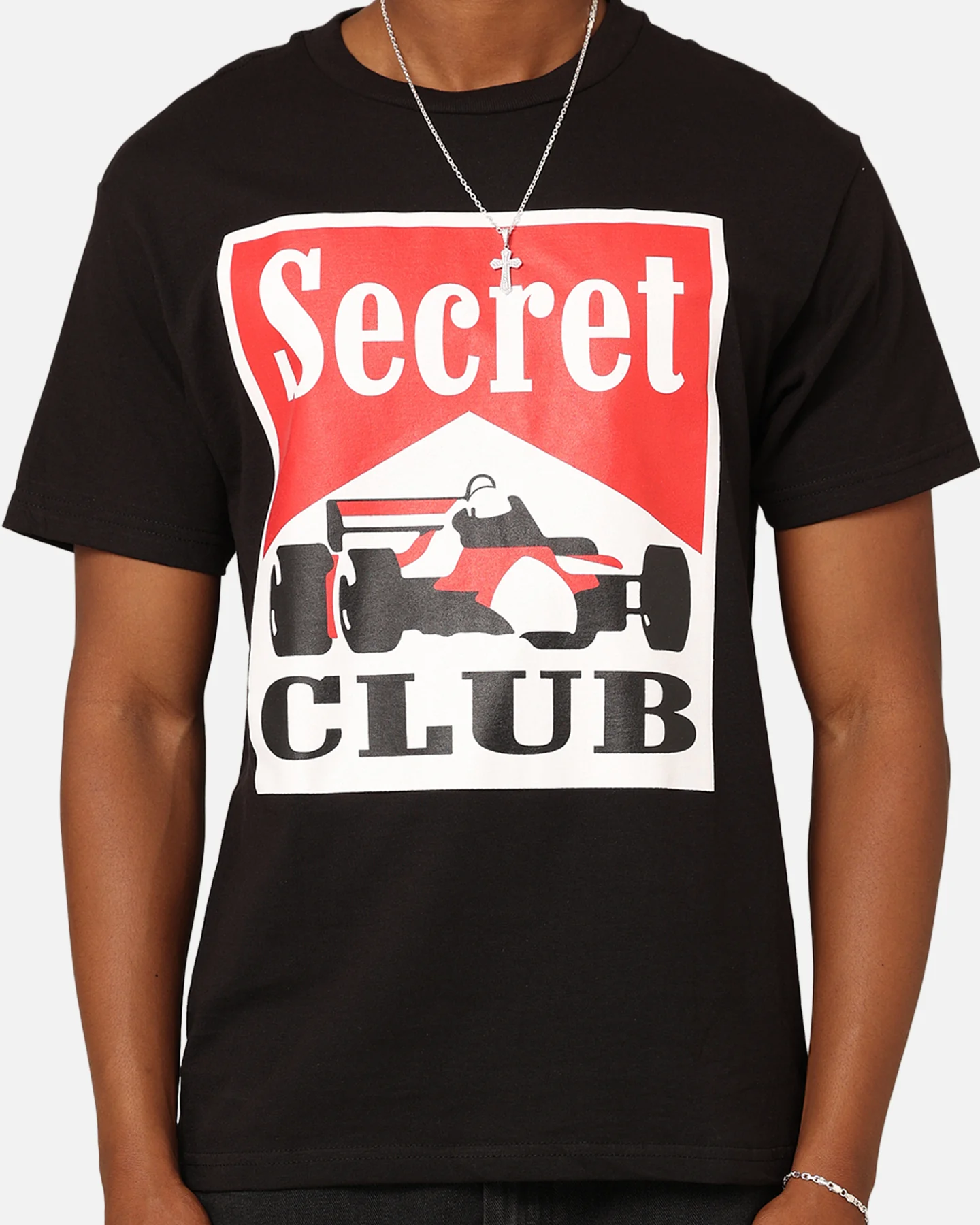 Secret Club Racing T-Shirt Black - Image 3