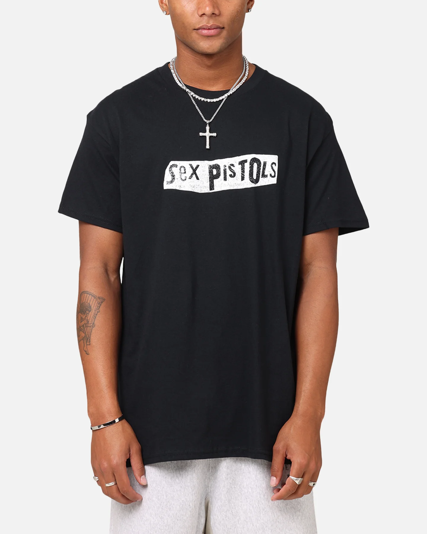 Sex Pistols Anarchy In The UK T-Shirt Black - Image 2