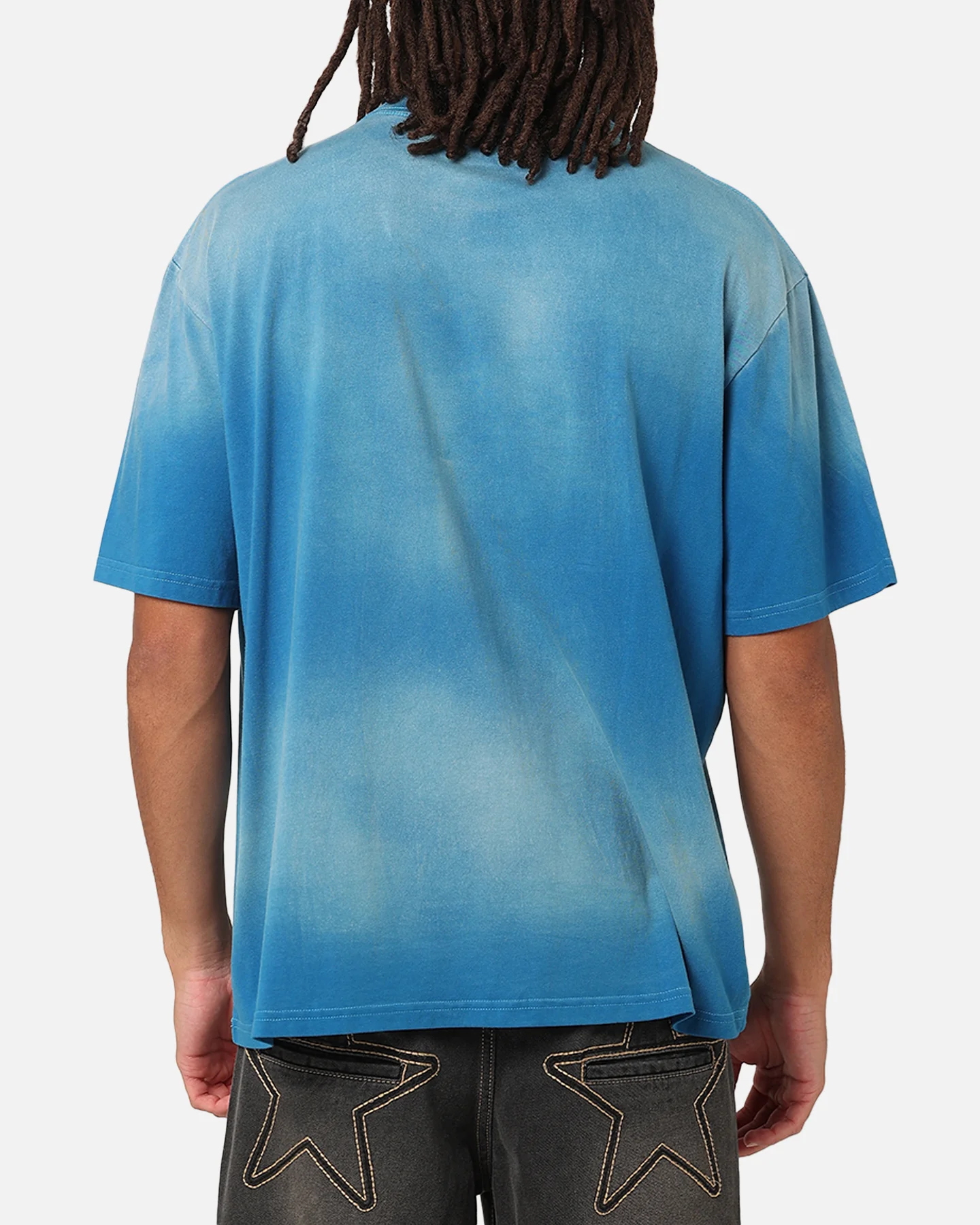Sex Pistols Sun Fade T-Shirt Sun Washed Blue - Image 3