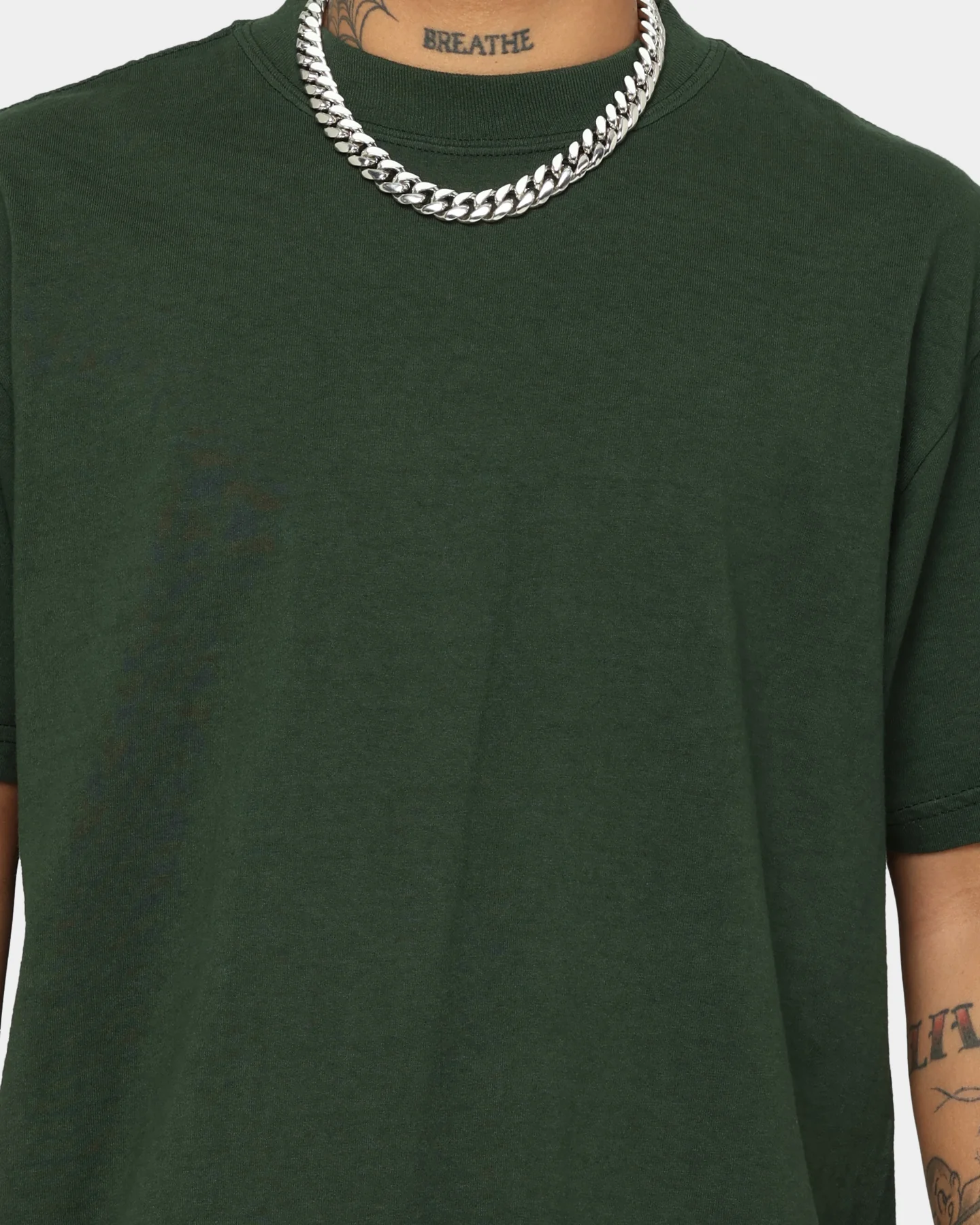 Shaka Wear Max Heavyweight Garment Dye T-Shirt Moss - Image 3