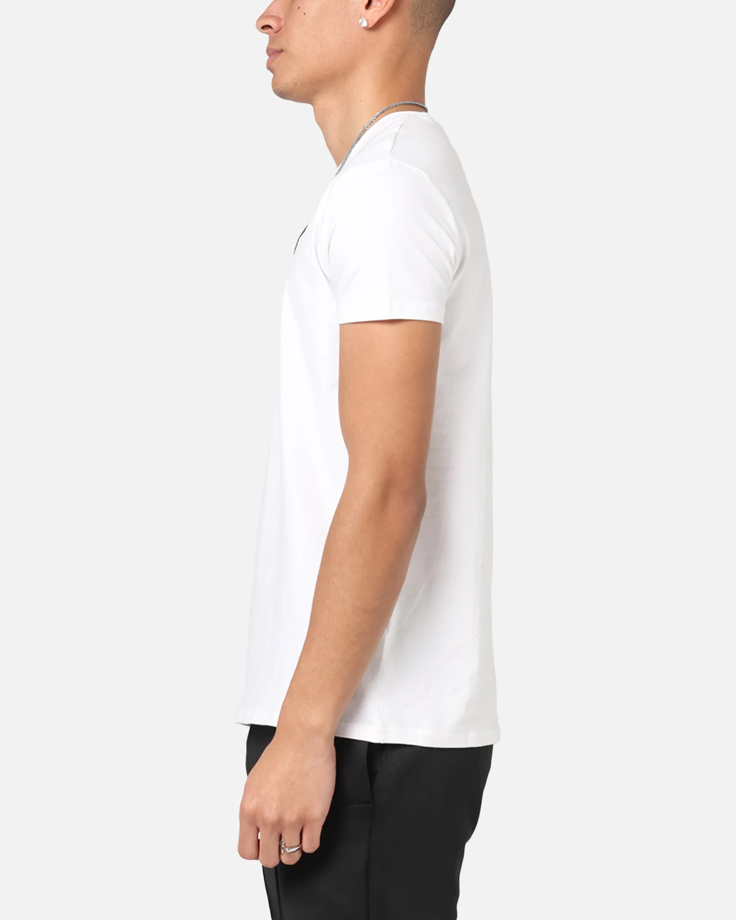Sik Silk Muscle T-Shirt White - Image 5