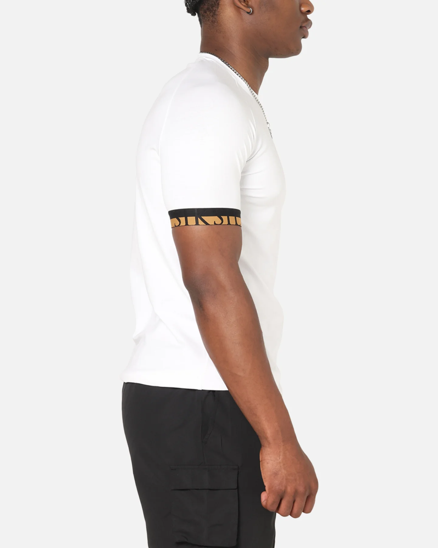 Sik Silk Tech T-Shirt White - Image 4