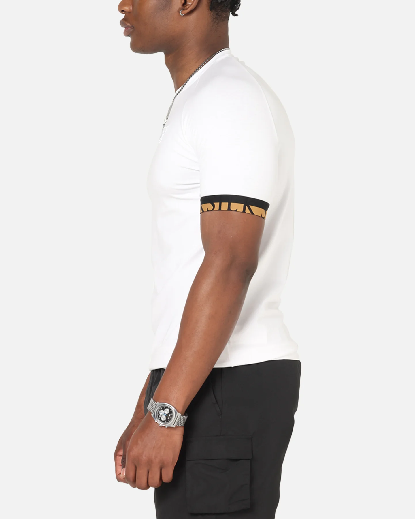 Sik Silk Tech T-Shirt White - Image 5