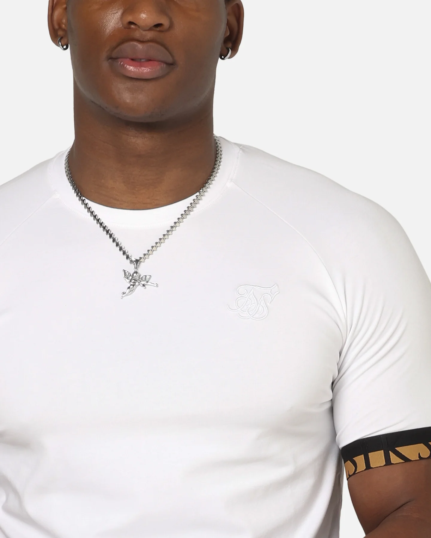 Sik Silk Tech T-Shirt White - Image 6