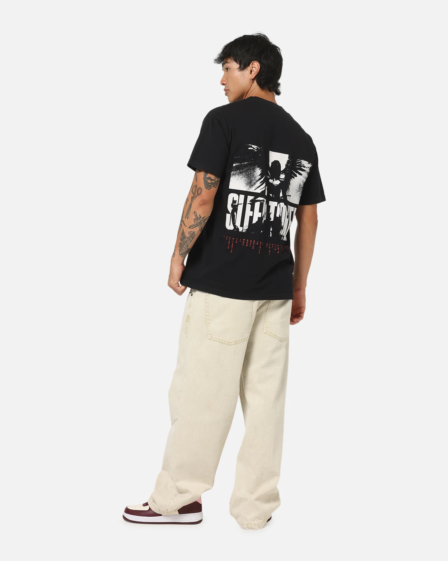 Sleep Token Eden Wings T-Shirt True Black - Image 3
