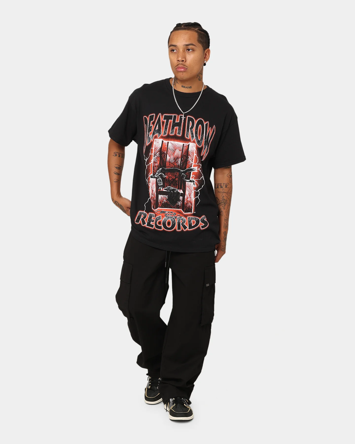 Snoop Dogg Death Row Records T-Shirt Black - Image 2