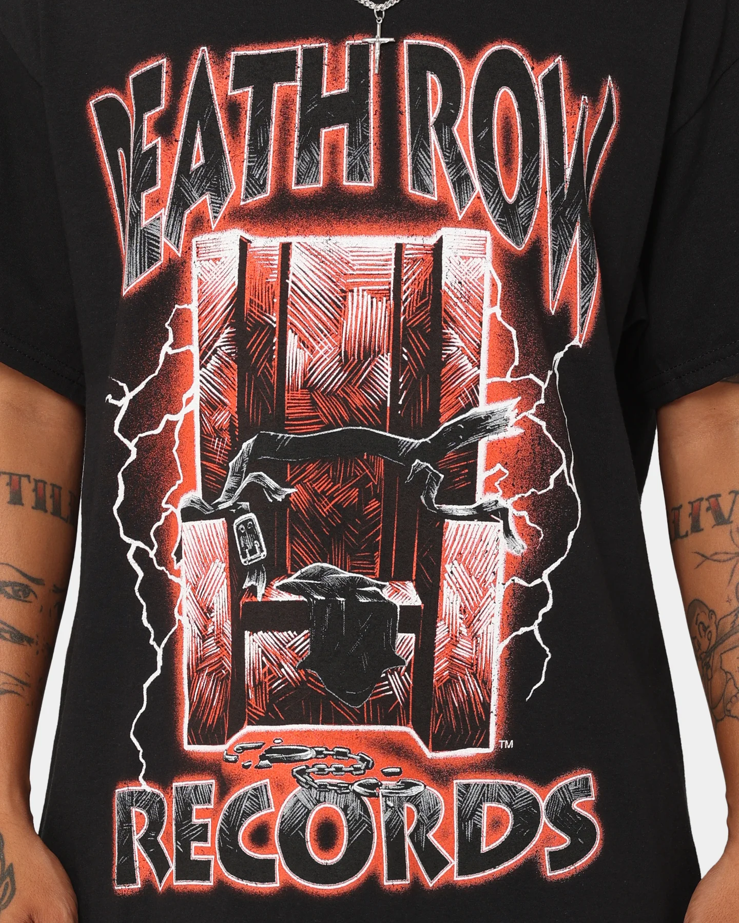 Snoop Dogg Death Row Records T-Shirt Black - Image 3