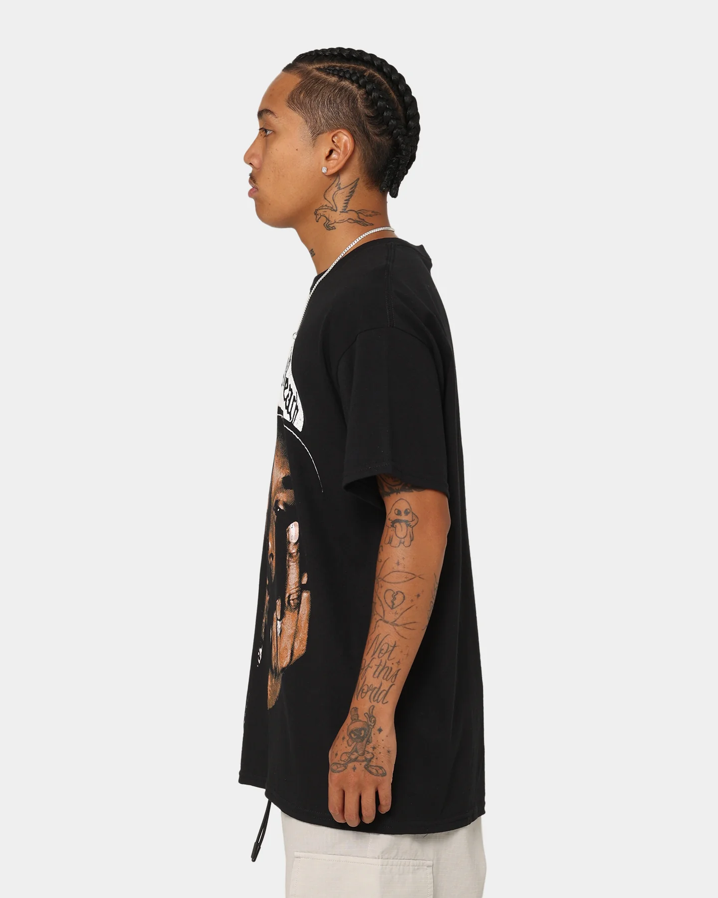 Snoop Dogg Face T-Shirt Black - Image 5