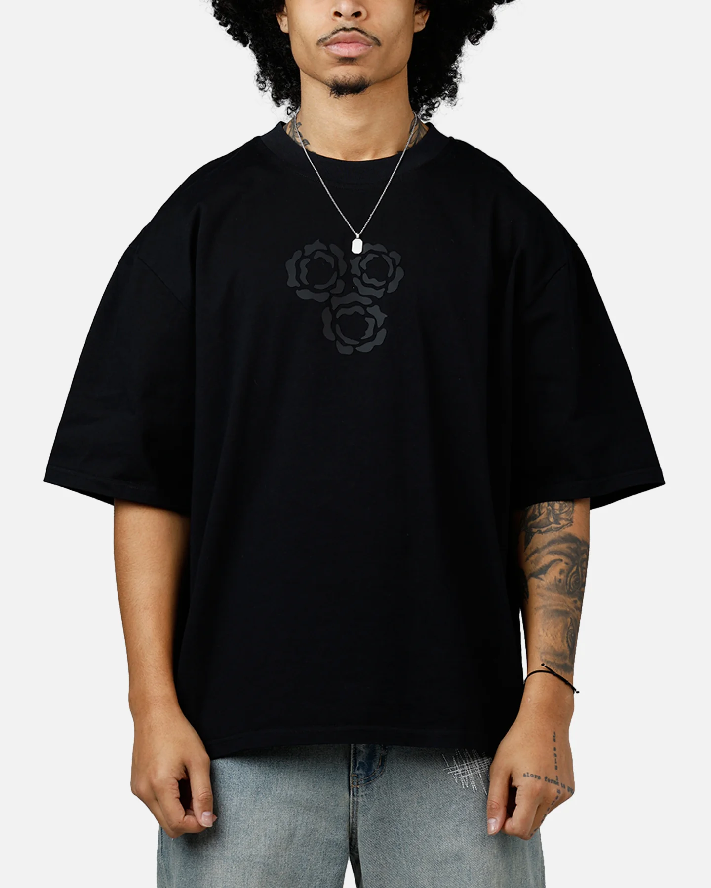 Soul By Ame Gardens Patch T-Shirt Black - Image 2
