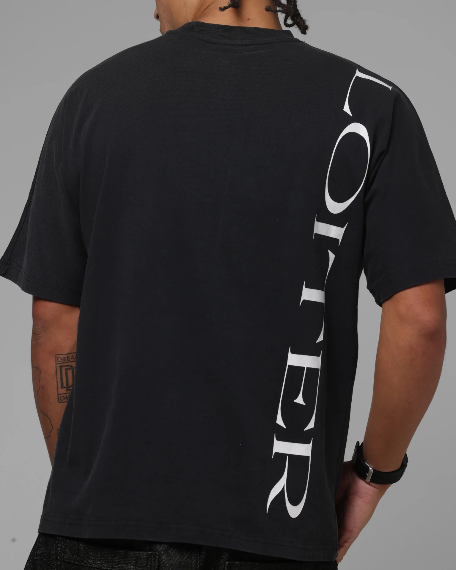 Loiter Spectre Vintage T-Shirt Black - Image 8