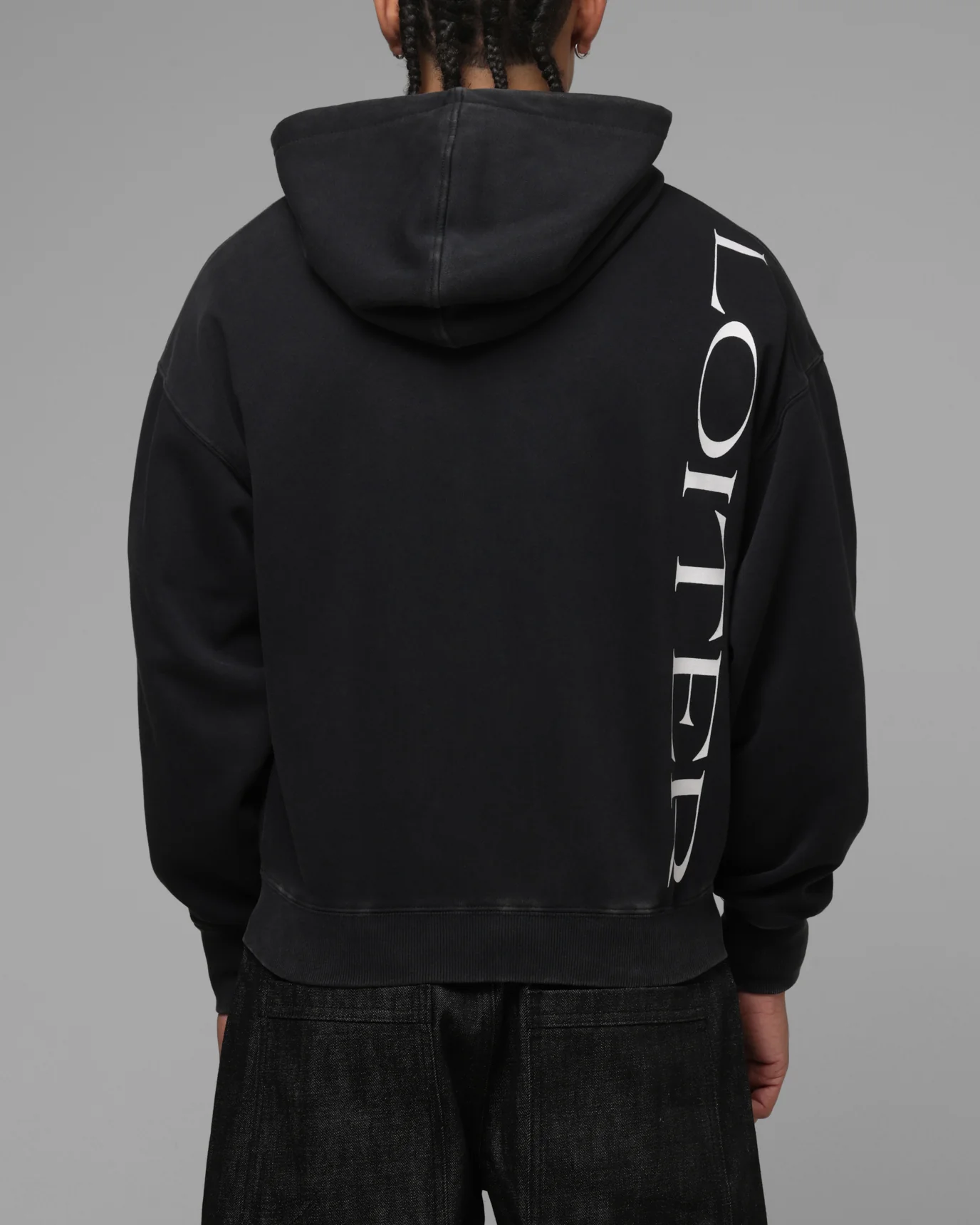 Loiter Spectre Zip Hoodie Black - Image 2