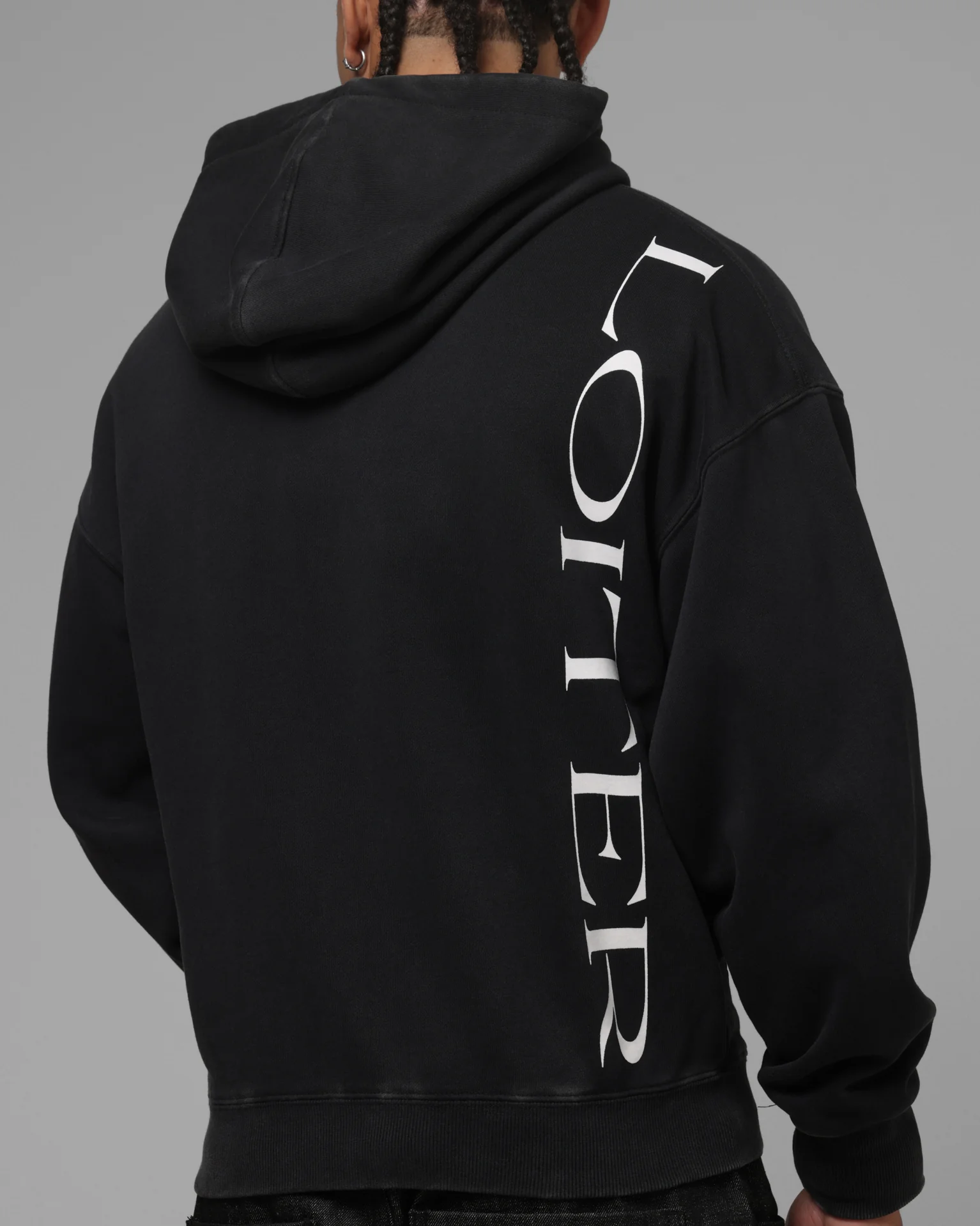 Loiter Spectre Zip Hoodie Black - Image 8