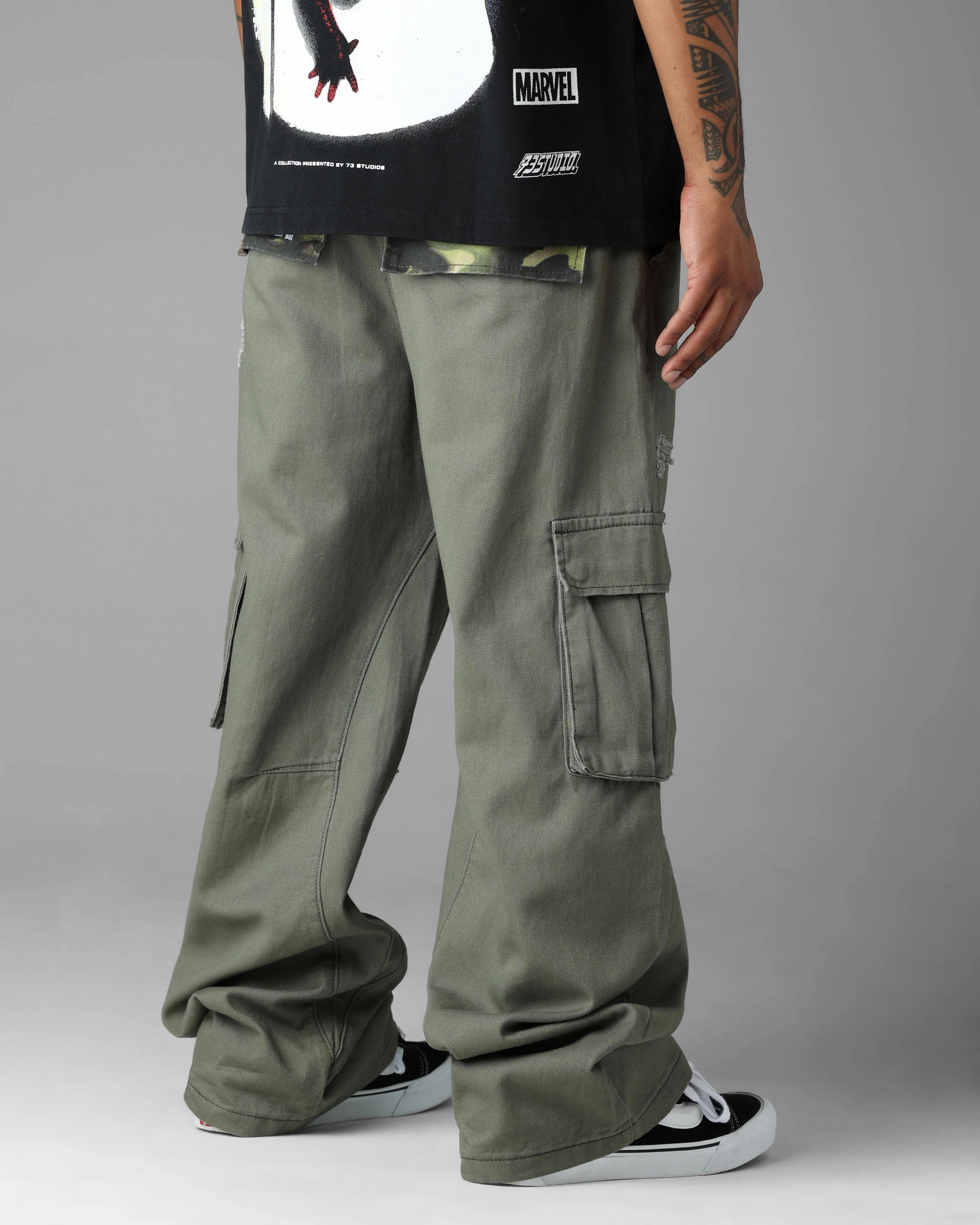 Loiter Spitfire Cargo Pants Green - Image 4