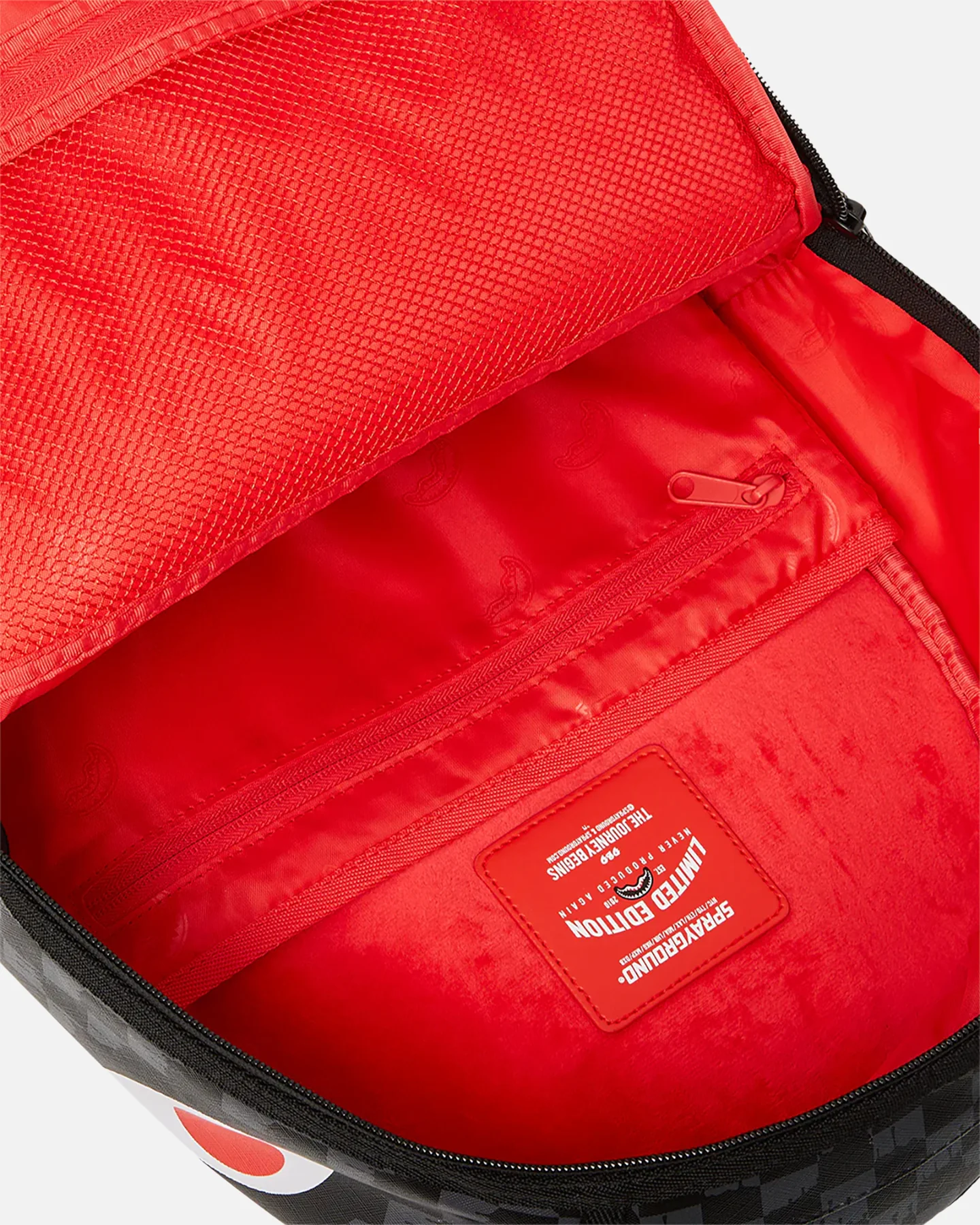 Sprayground Drip Check Shark Backpack Multi - Image 9
