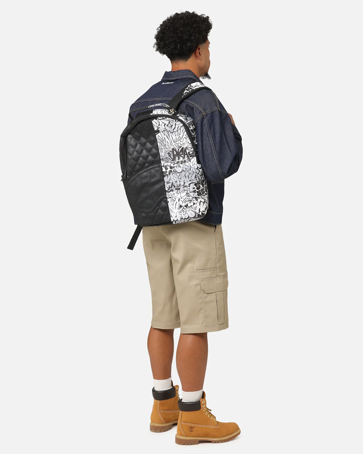 Sprayground Half Graff Quilted Backpack Multi - Image 4