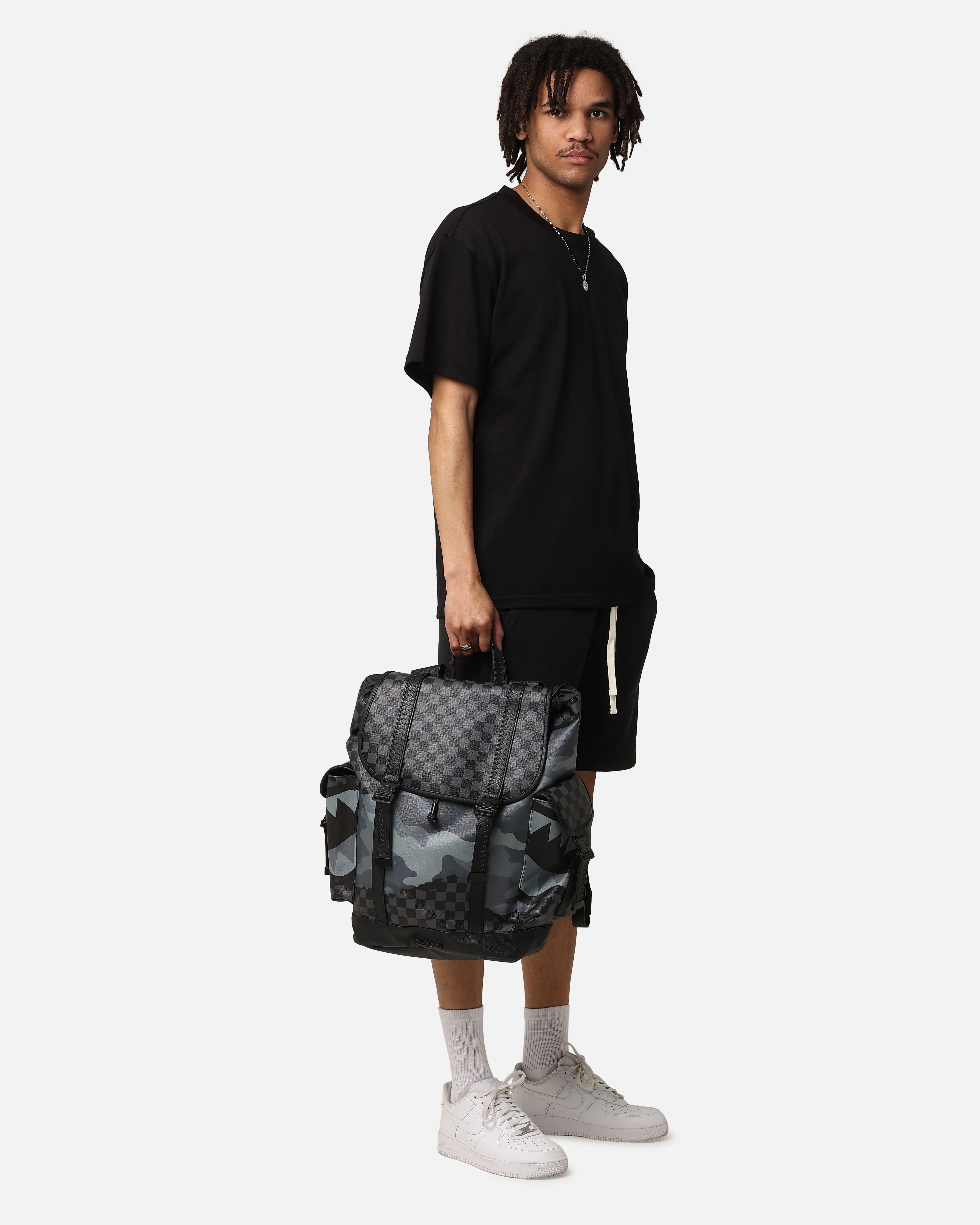 Sprayground Split Up Camo Tear Montecarlo Backpack Multi - Image 3
