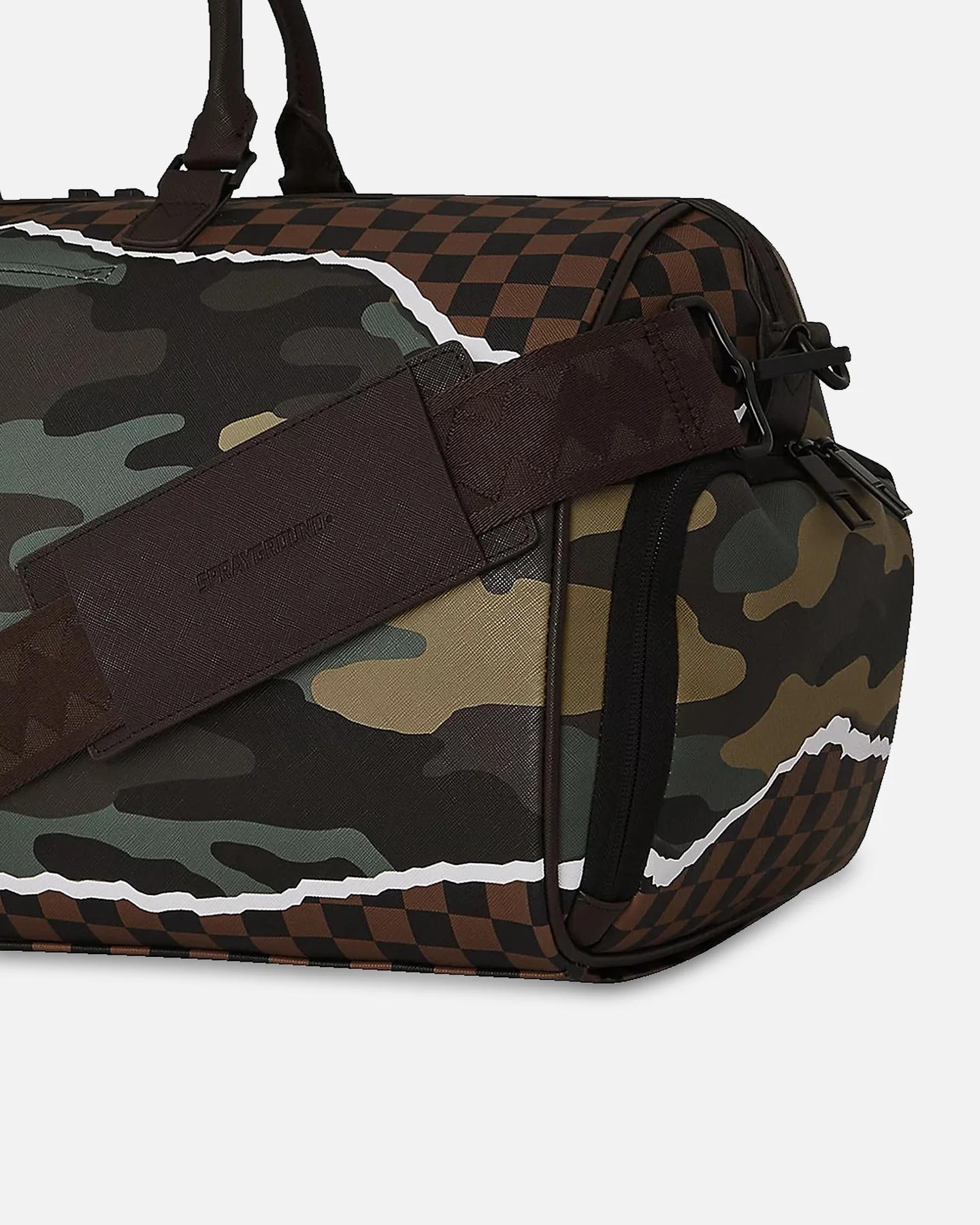 Sprayground Tear It Up Camo Duffle Bag Multi - Image 5