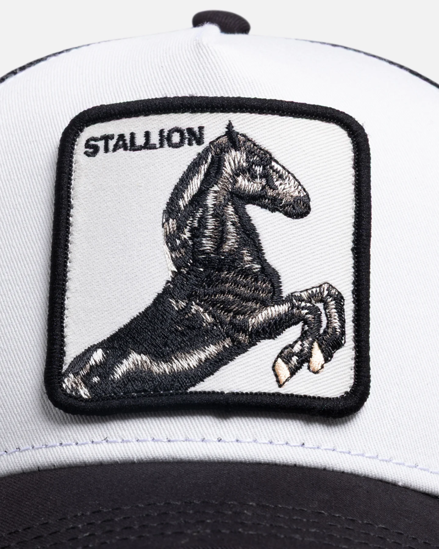Goorin Bros Stallion Trucker Snapback White/Black - Image 5