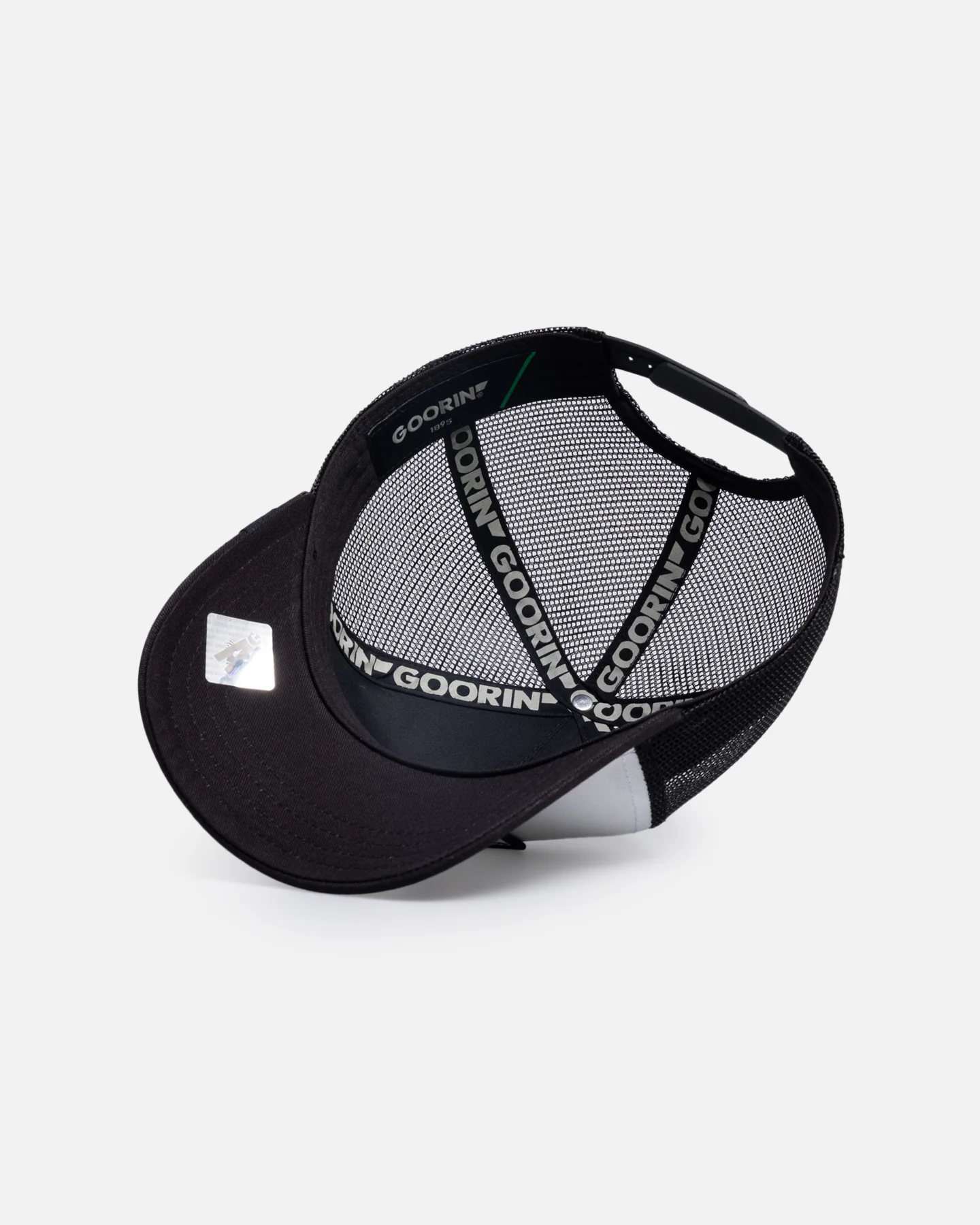 Goorin Bros Stallion Trucker Snapback White/Black - Image 6