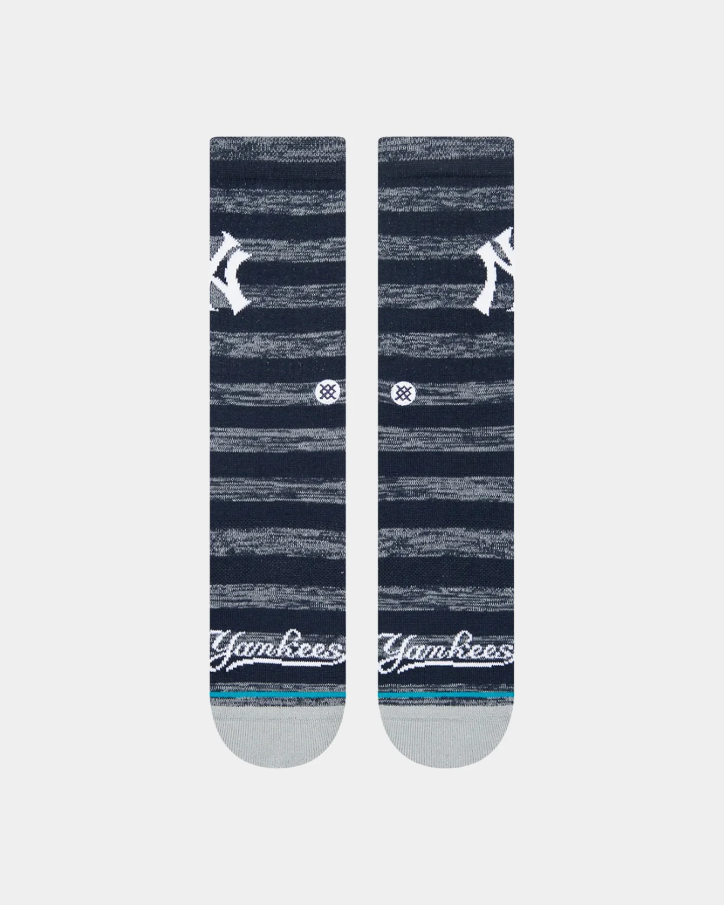 Stance X New York Yankees Twist Crew Socks Navy - Image 3