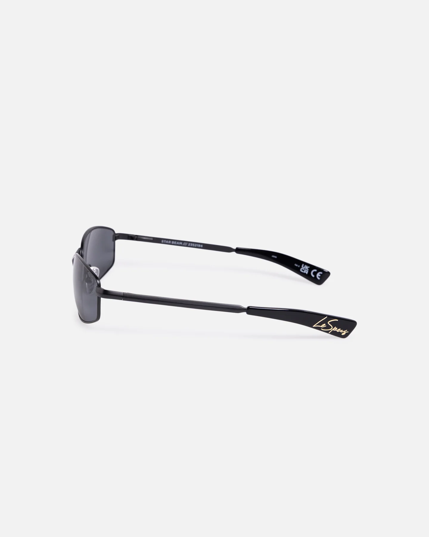 Le Specs Star Beam Sunglasses Matte Black - Image 6