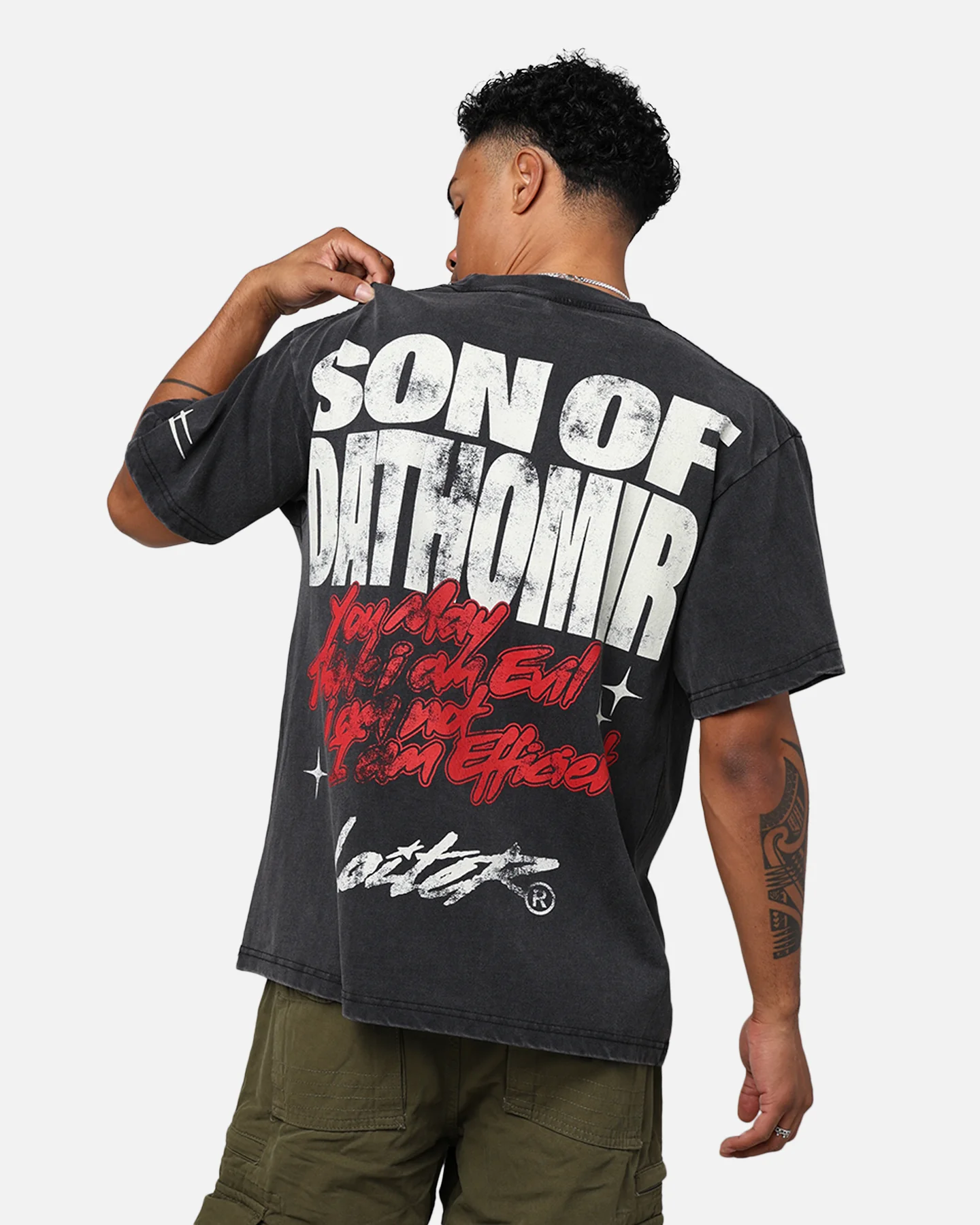 Star Wars Darth Maul T-Shirt Black Wash - Image 2
