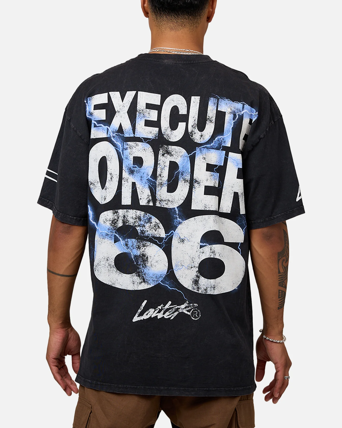 Star Wars Darth Sidious T-Shirt Black Wash - Image 2