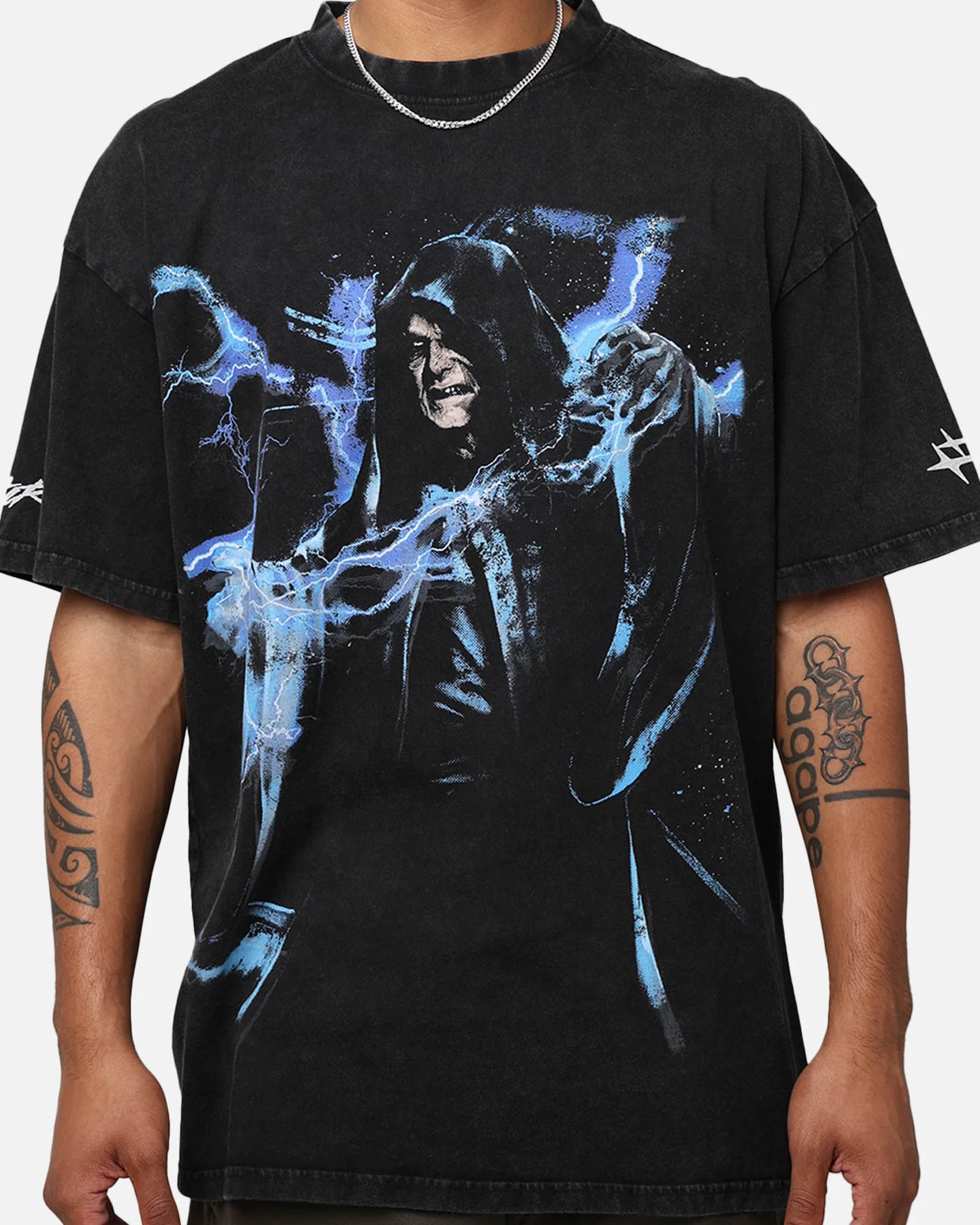 Star Wars Darth Sidious T-Shirt Charcoal - Image 4