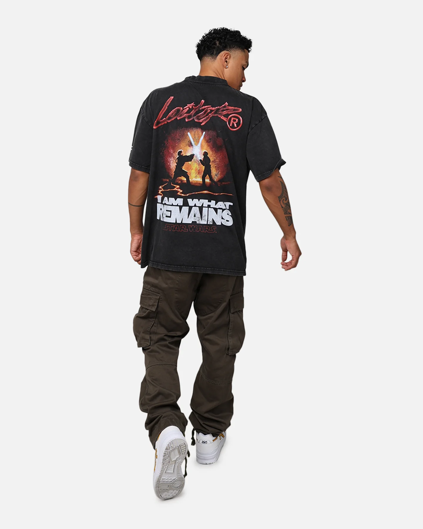 Star Wars Darth Vader T-Shirt Charcoal - Image 3