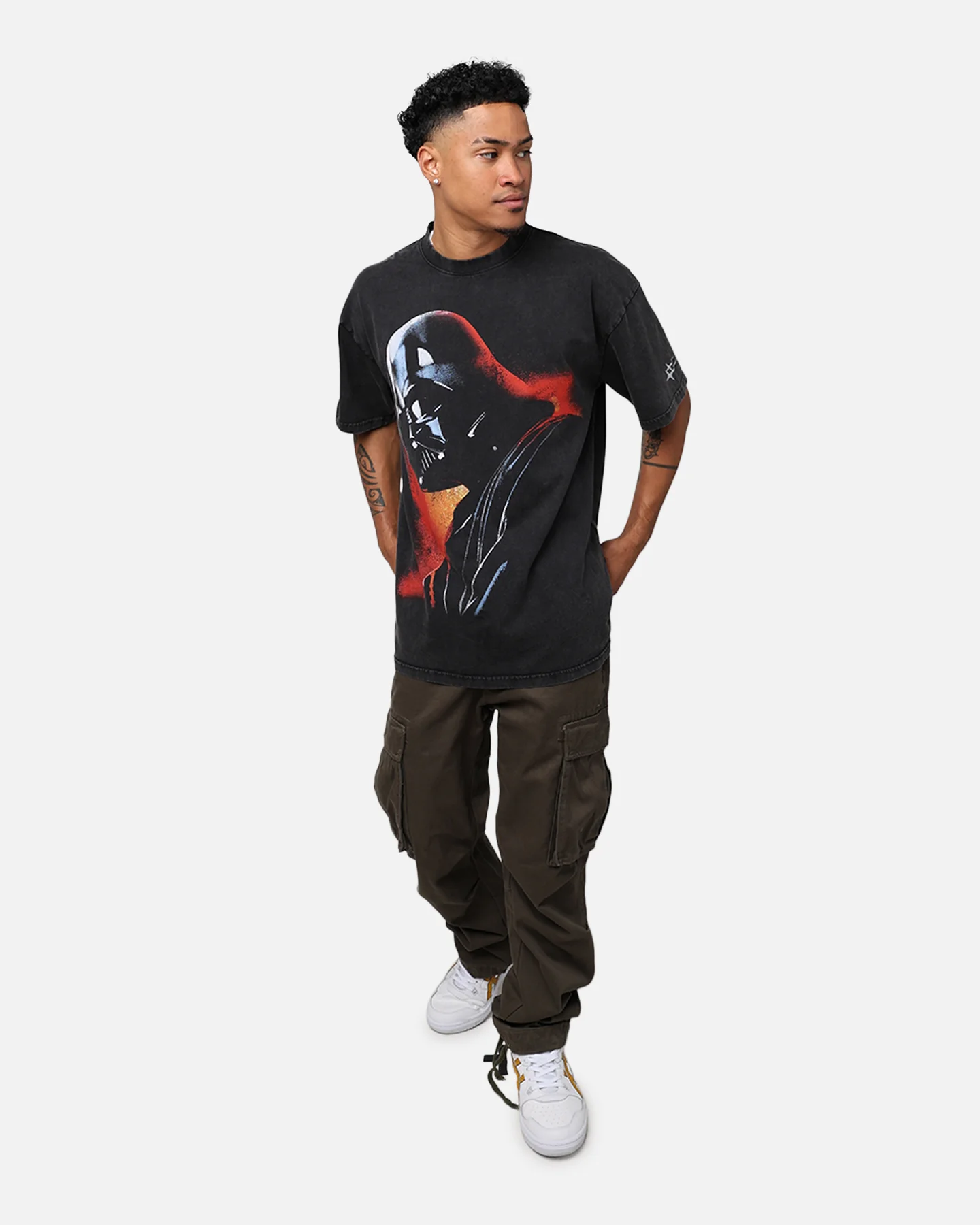 Star Wars Darth Vader T-Shirt Charcoal - Image 8