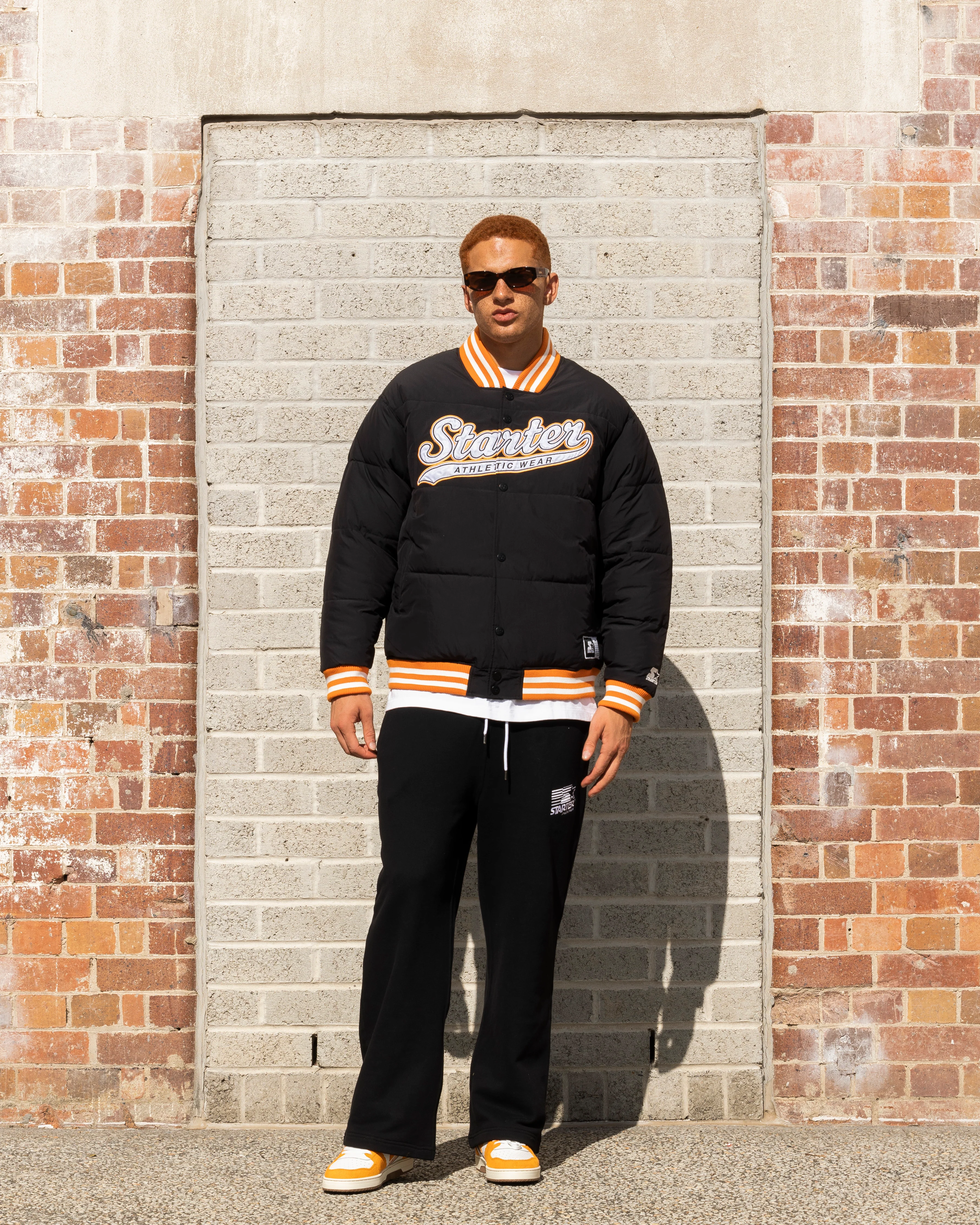 Starter Athletic Bomber Jacket Black - Image 8