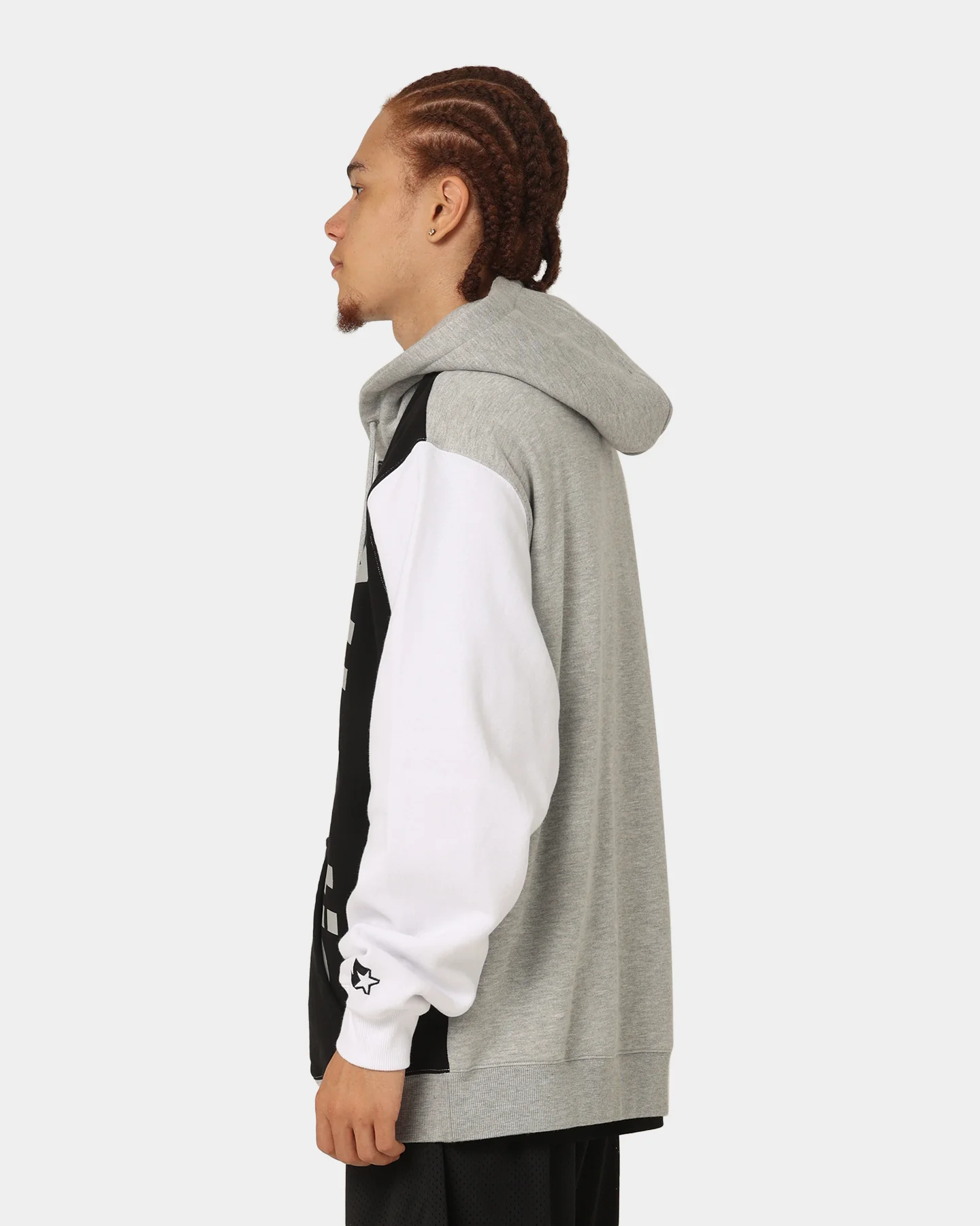 Starter Athletic Panel Hoodie Black/White - Image 6