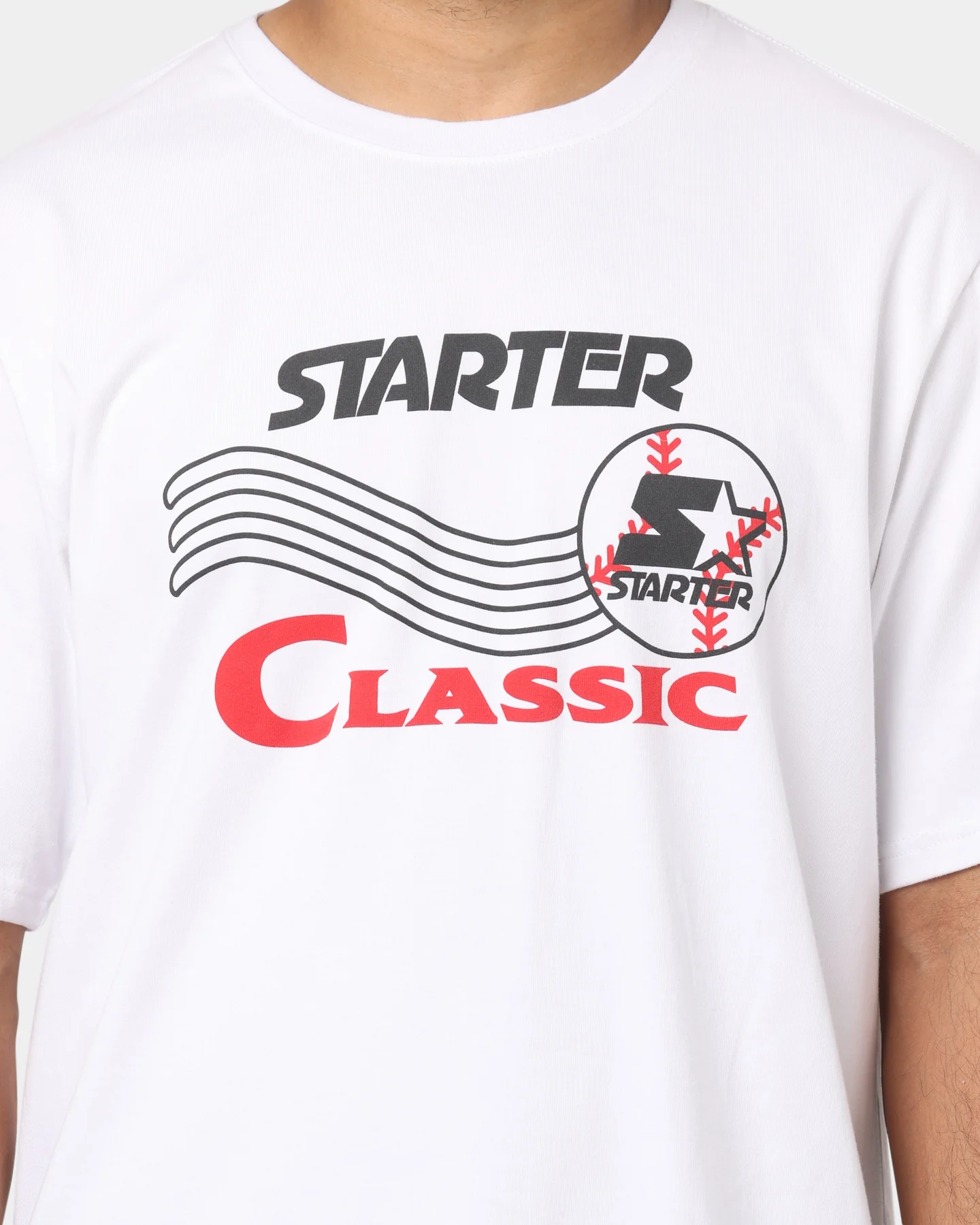 Starter Baseball Classic Short Sleeve T-Shirt White - Image 3
