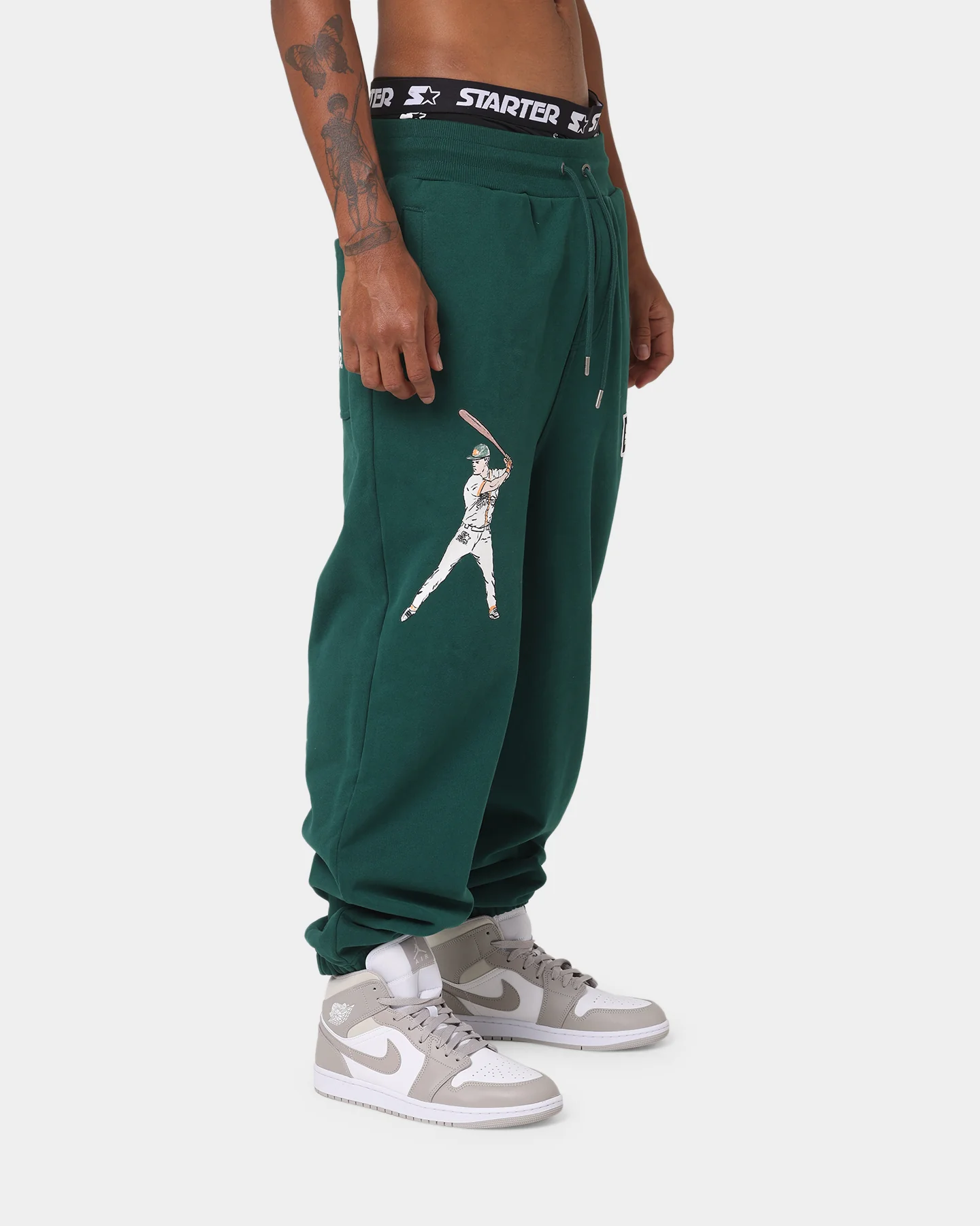 Starter Batter Up Bag Pants Green - Image 5
