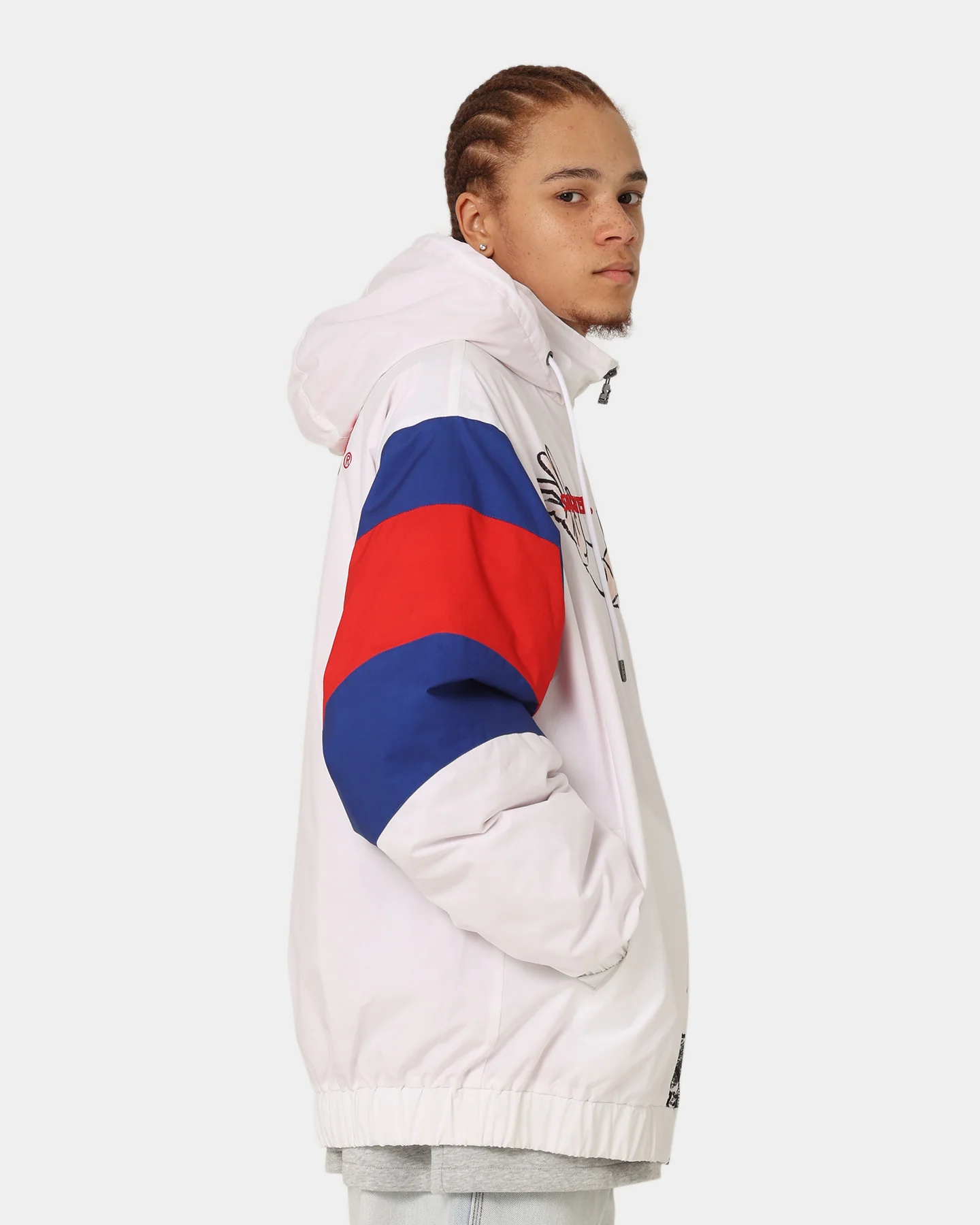 Starter Big Football Jacket White - Image 6
