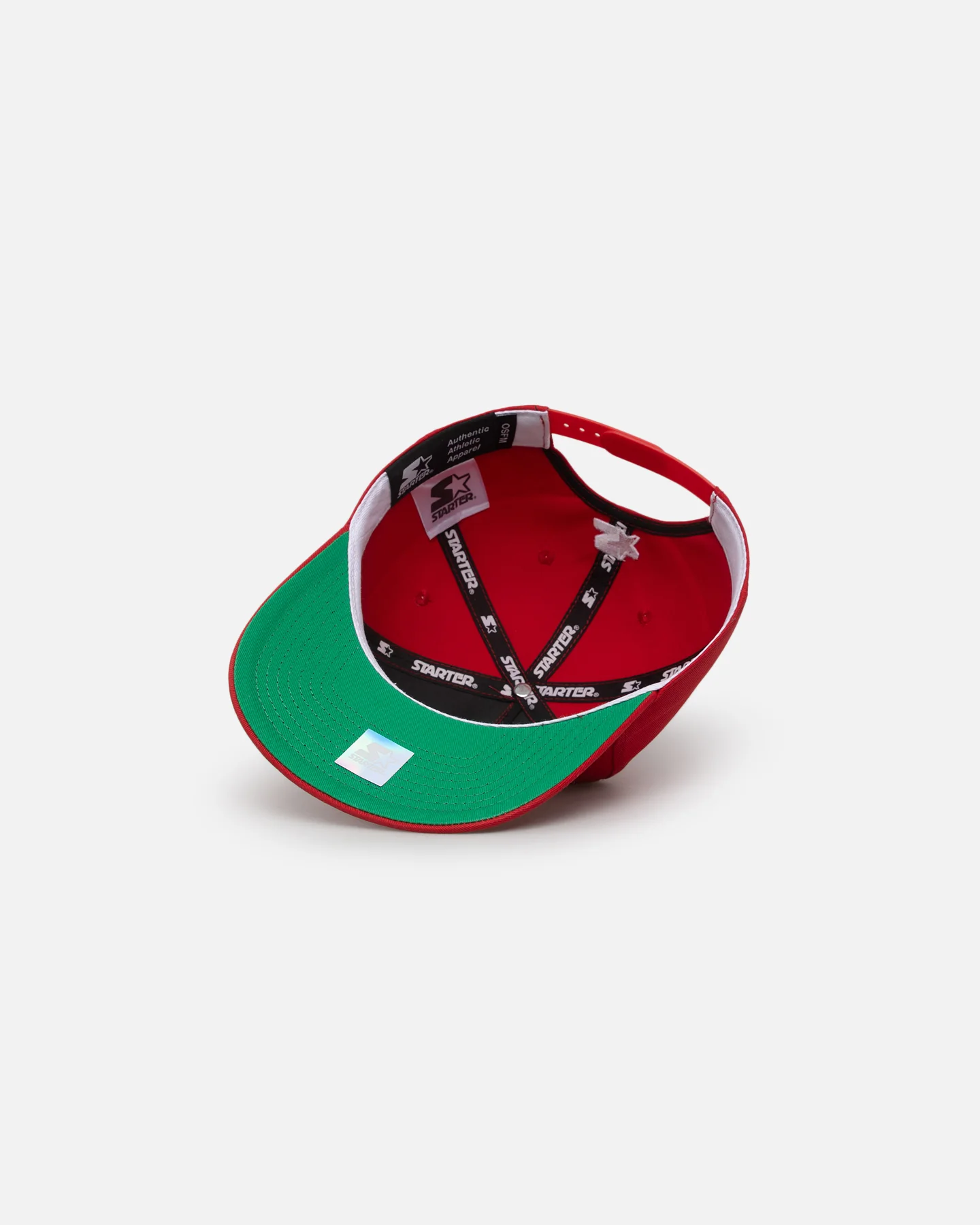 Starter Blank Classic Pinch Snapback Red - Image 6