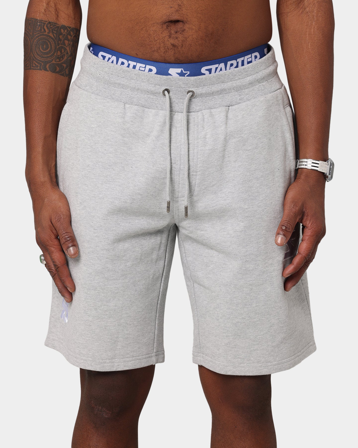 Starter Foundation Track Short Grey Marle - Image 3