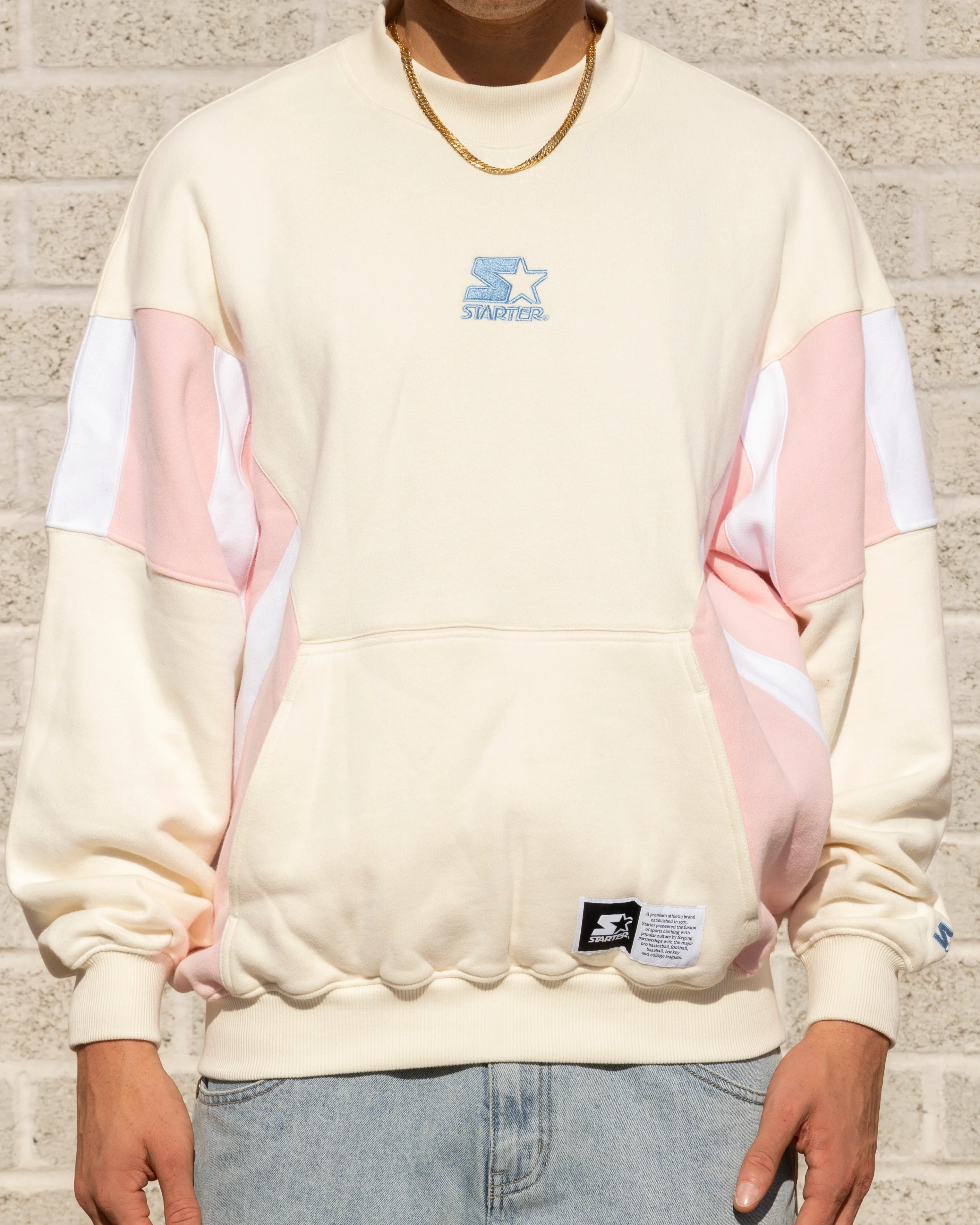 Starter Half Time Crewneck Off White - Image 3