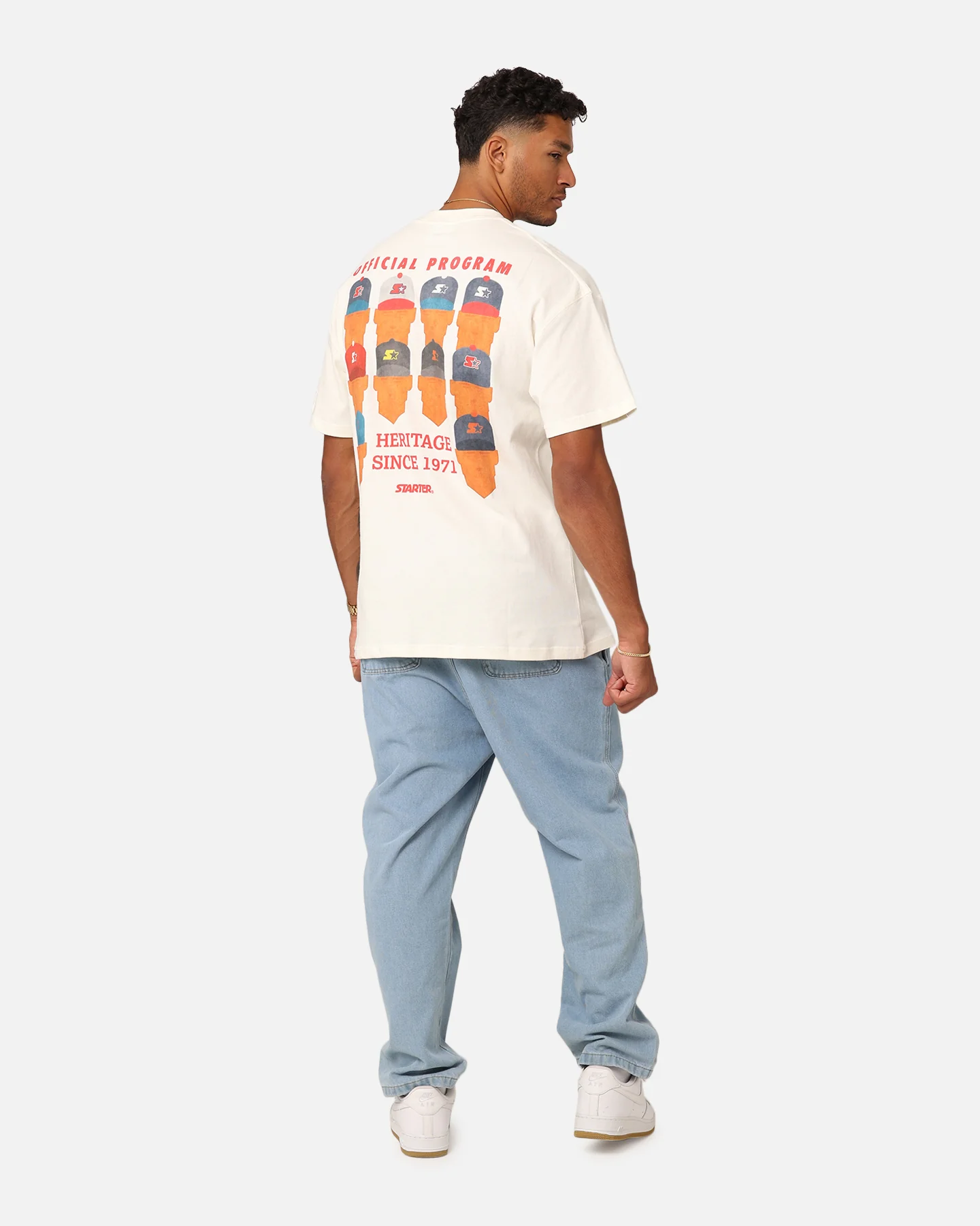 Starter Hat Game T-Shirt Off White - Image 3