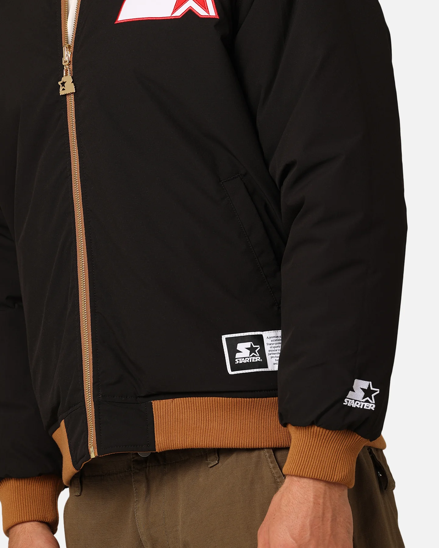 Starter Hot Heads Reversible Jacket Light Brown - Image 11