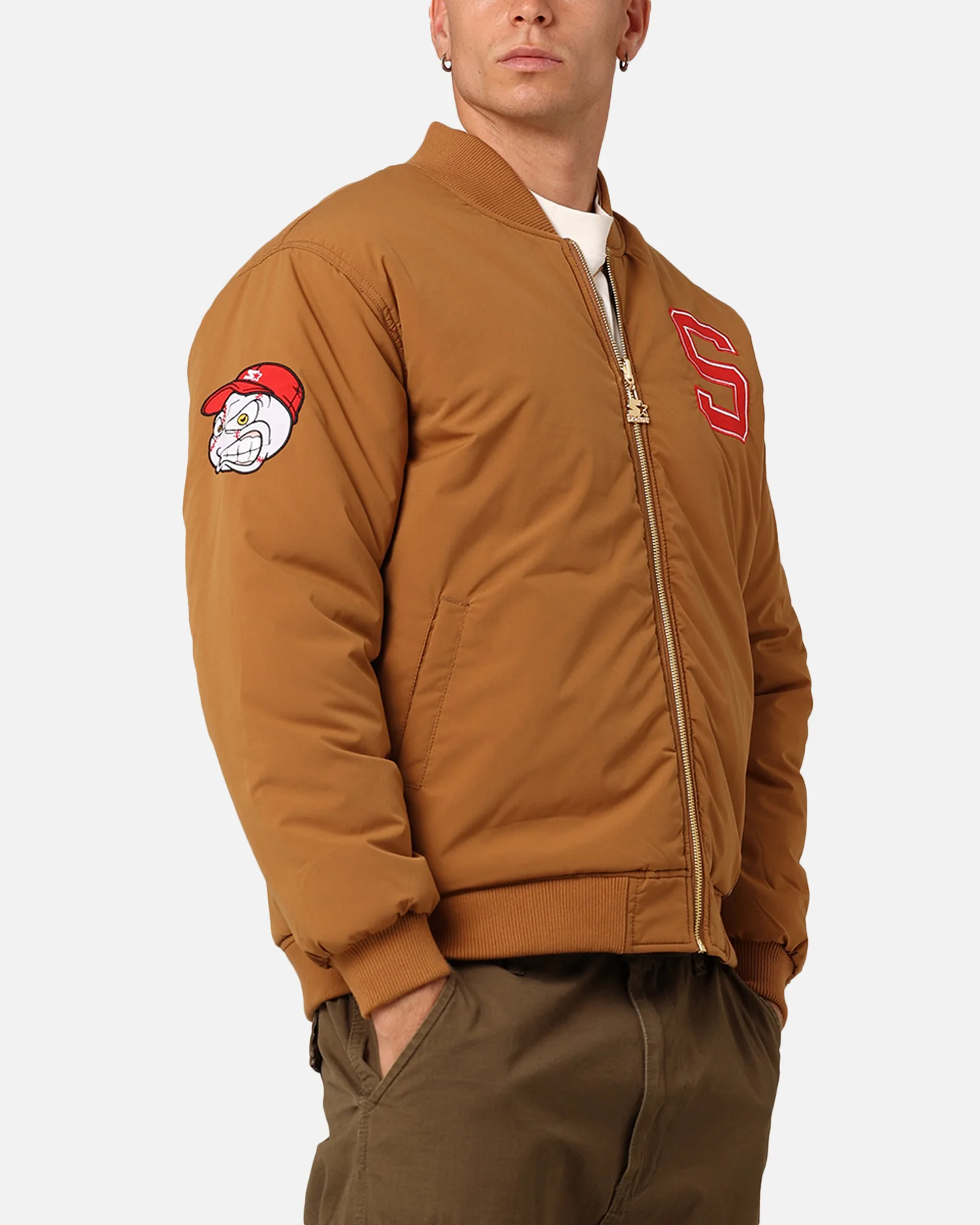 Starter Hot Heads Reversible Jacket Light Brown - Image 6