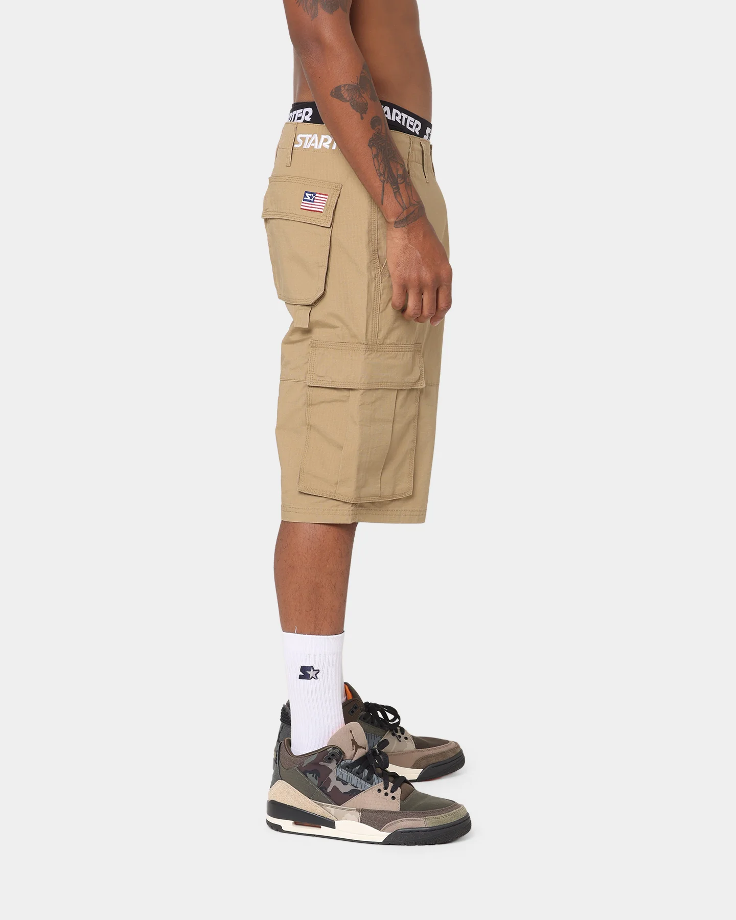 Starter Rugged Terrain Cargo Shorts Sand - Image 5