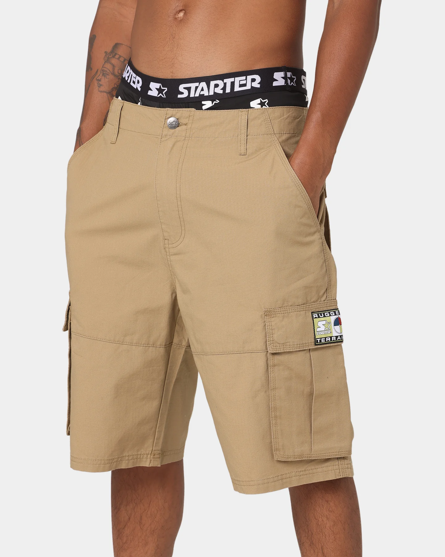 Starter Rugged Terrain Cargo Shorts Sand - Image 7