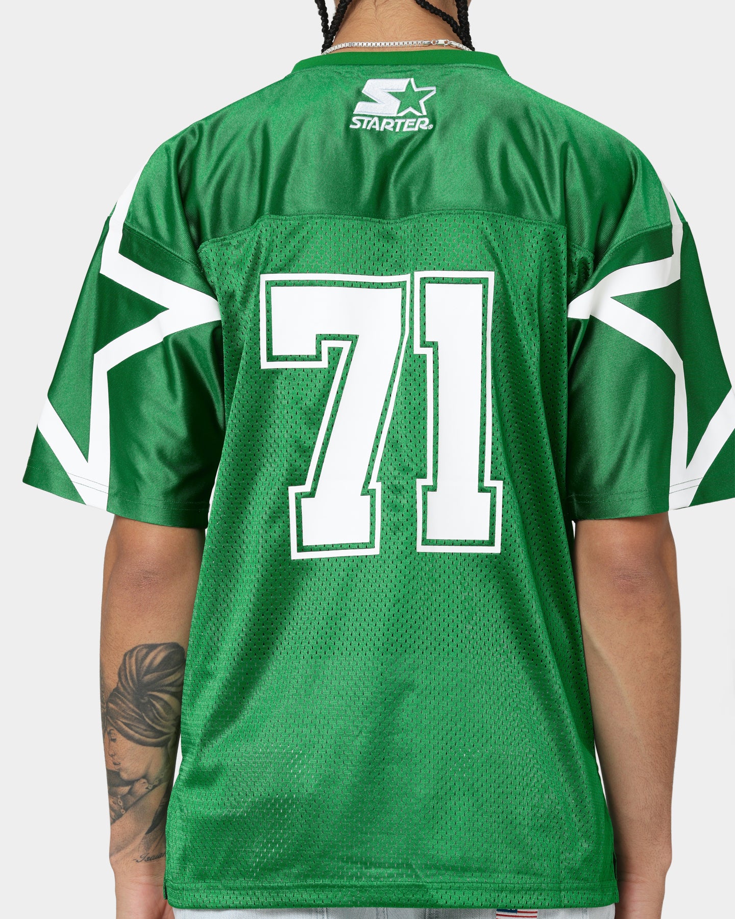 Starter Stars Football Jersey Green - Image 6