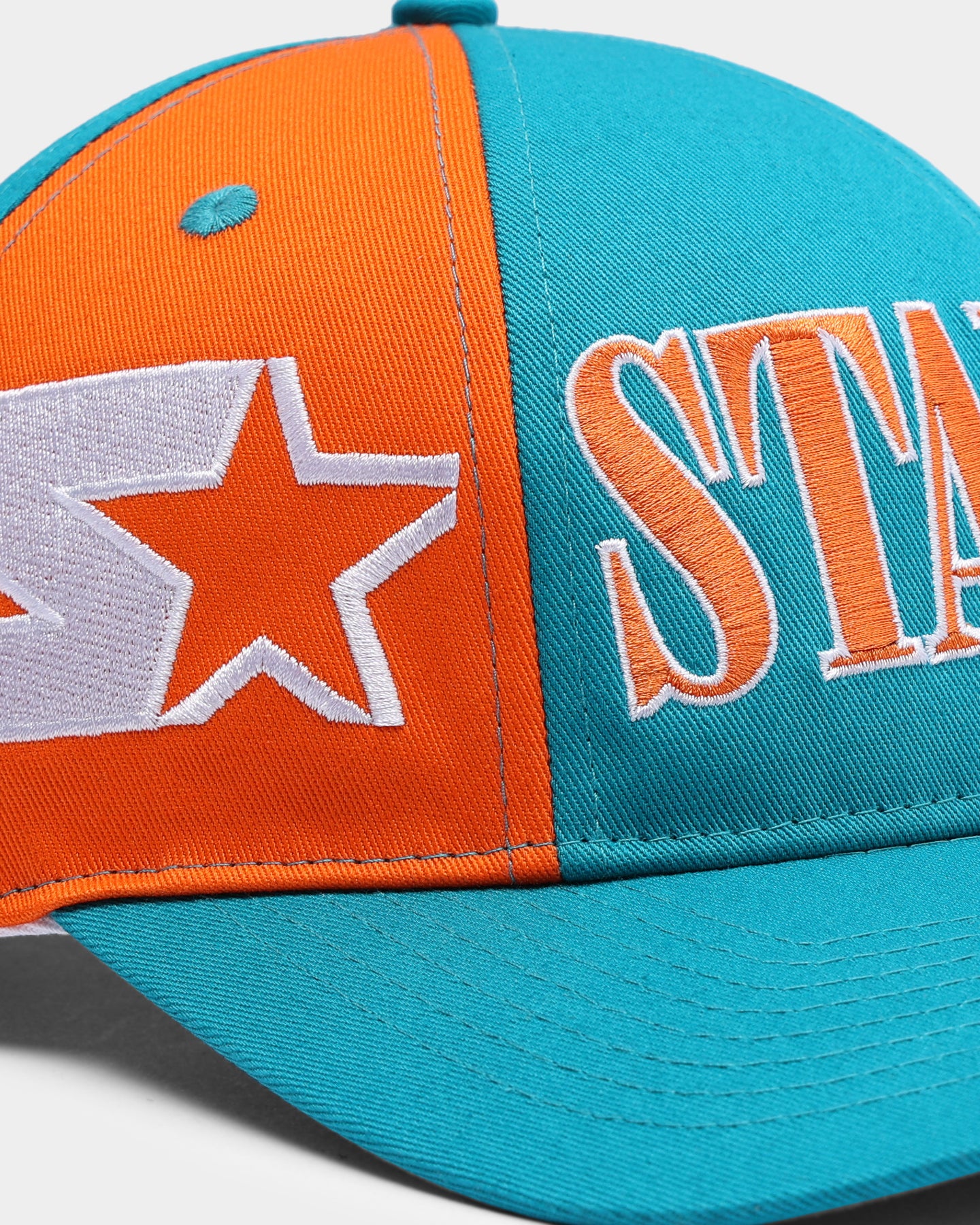 Starter Tall Boy Tri Power Snapback Teal/Orange - Image 6