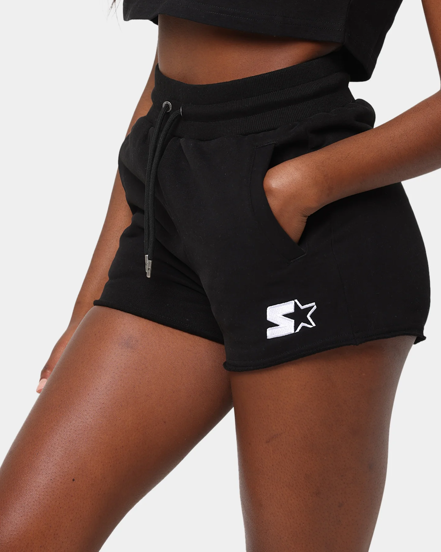 Starter Women's Foundation Track Shorts Black - Image 2