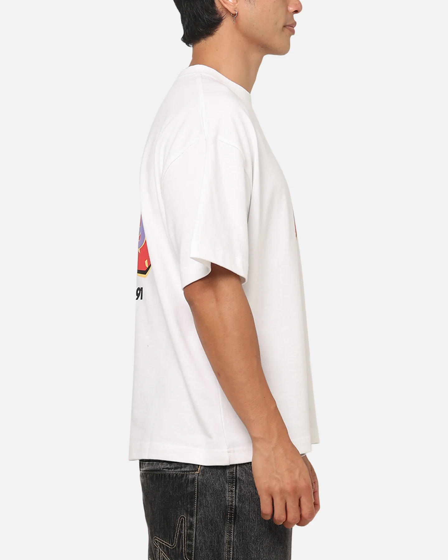 X-Large Strawberry Gorilla T-Shirt White - Image 5